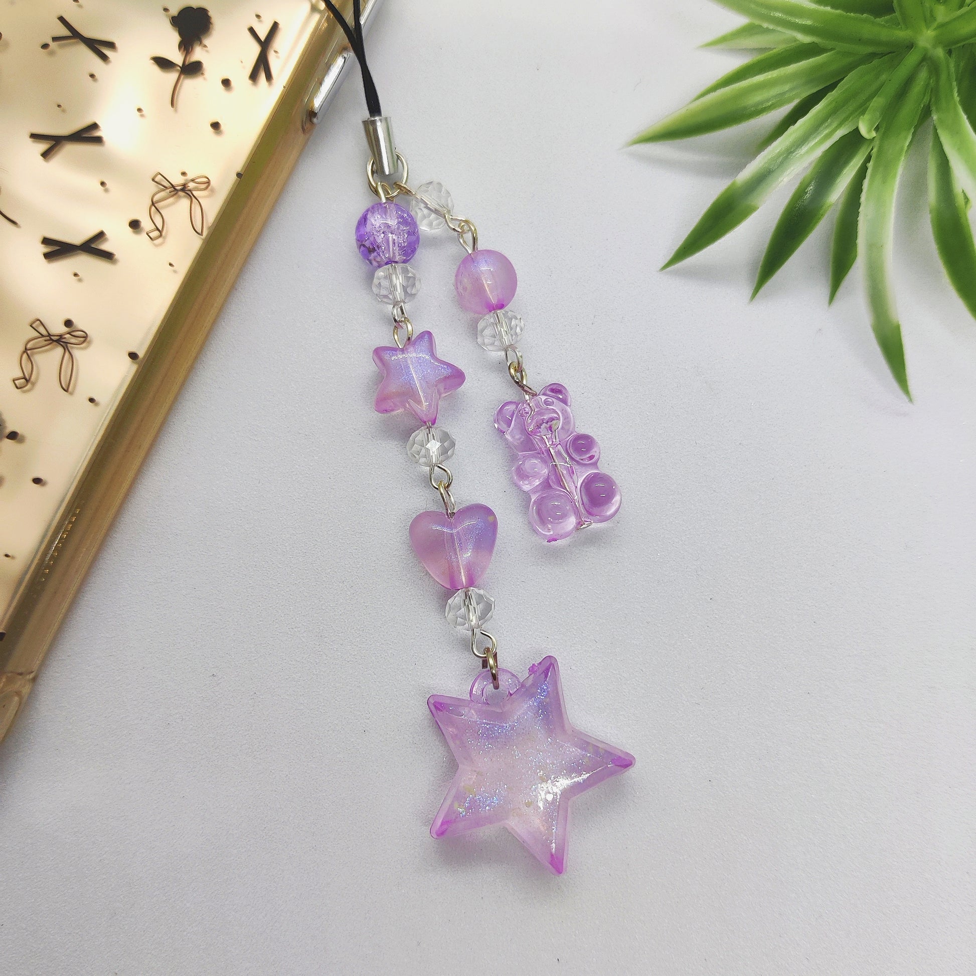Starlit Gummy Glow Phone Charm