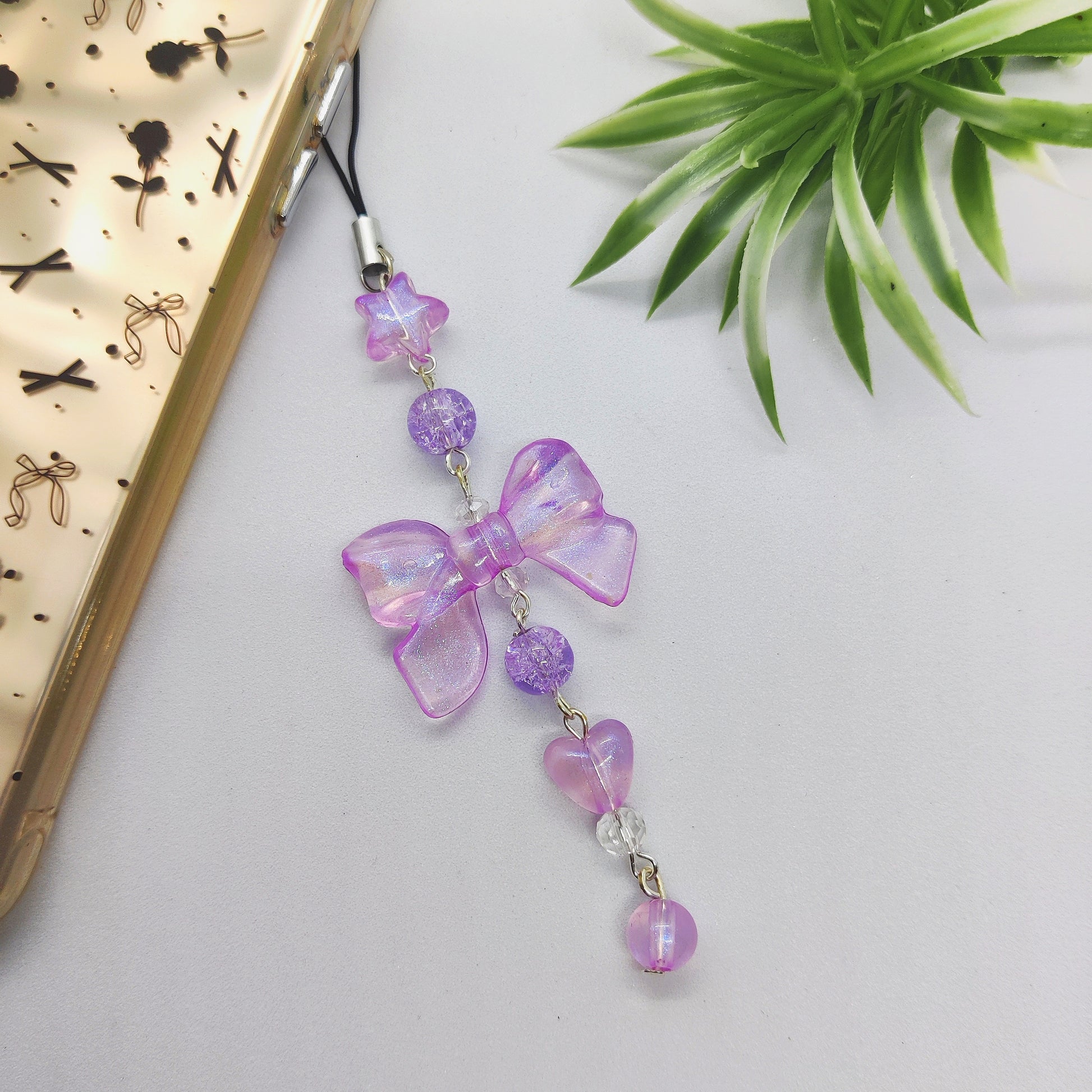 Twilight Bow Phone Charm