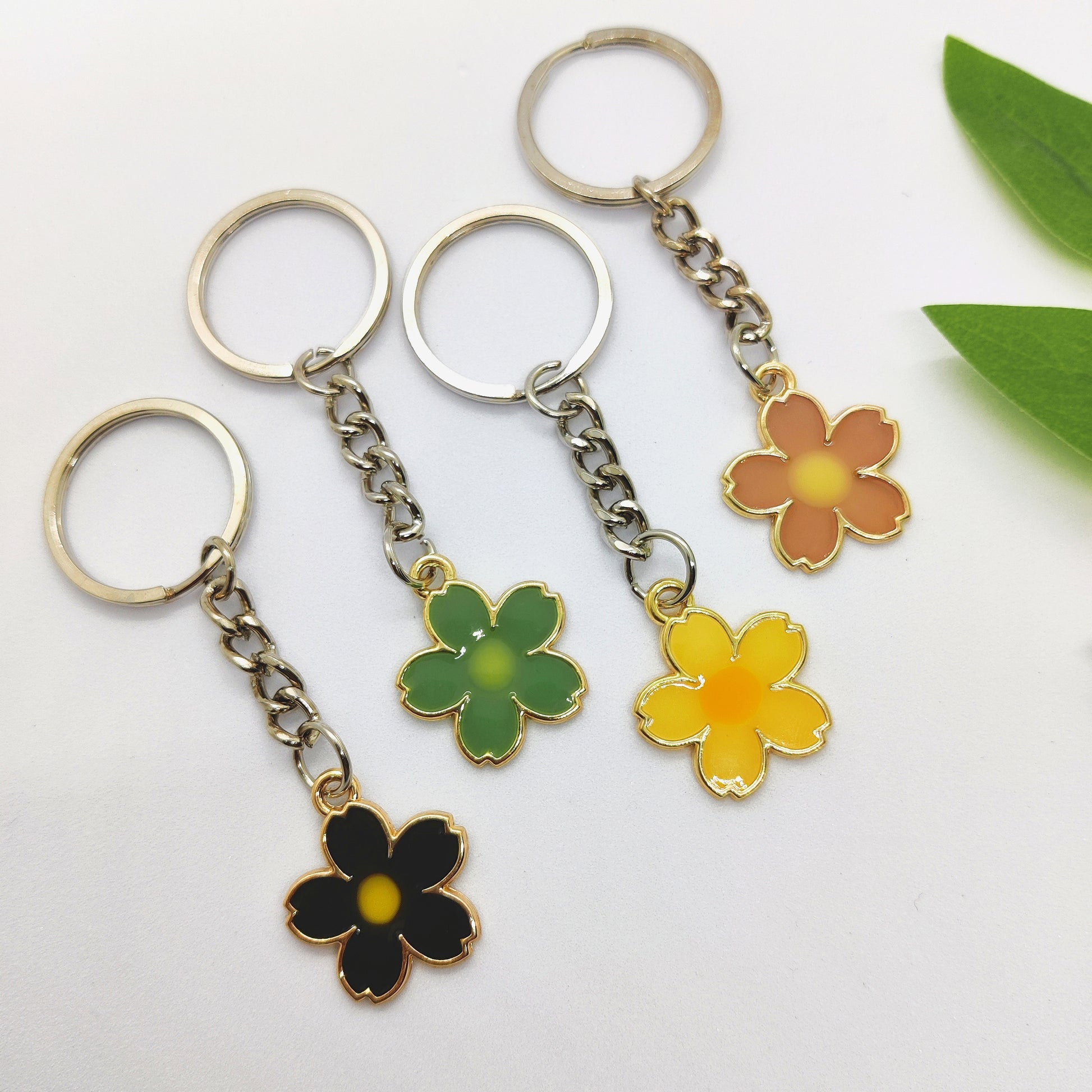 Flower Charm Keychain
