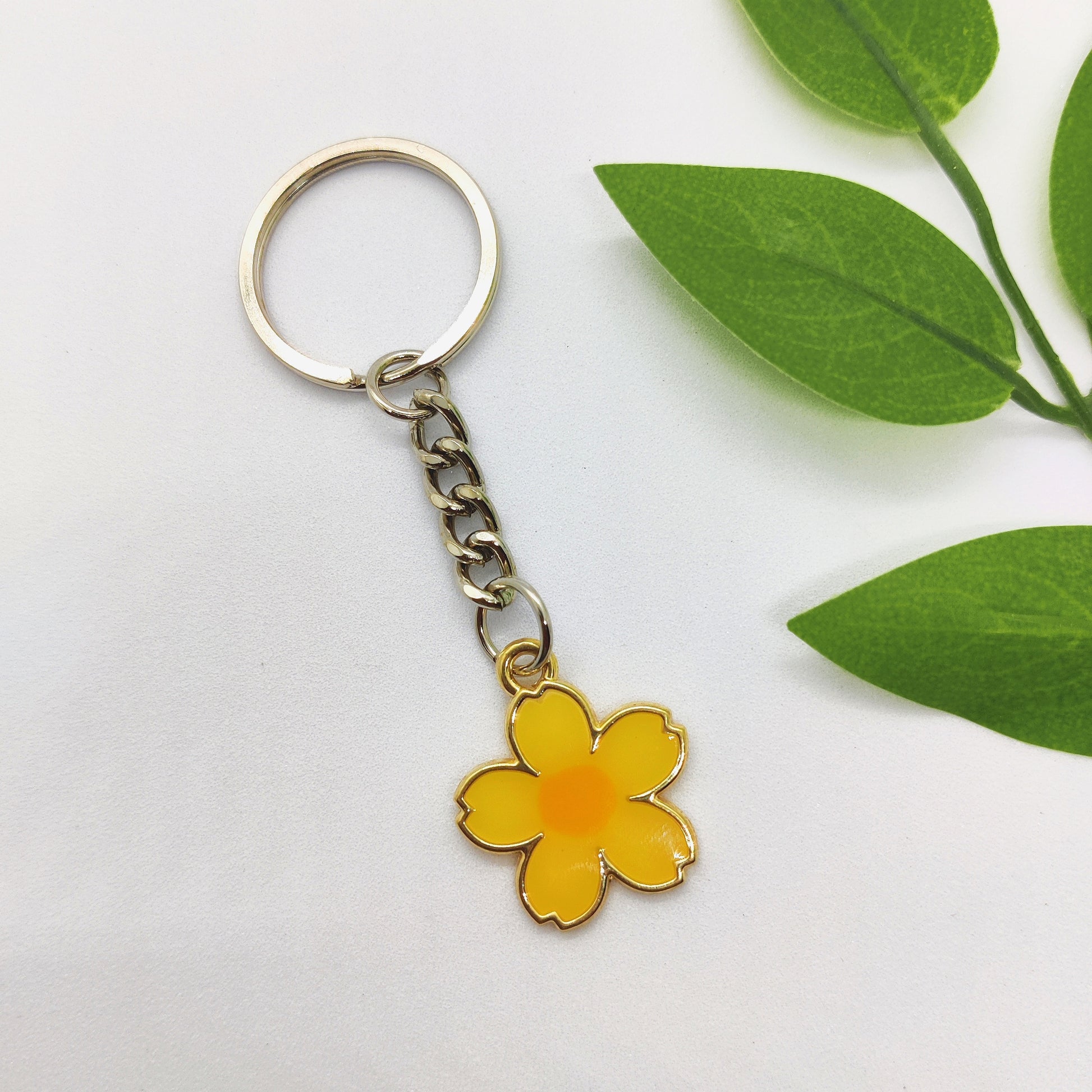 Flower Charm Keychain