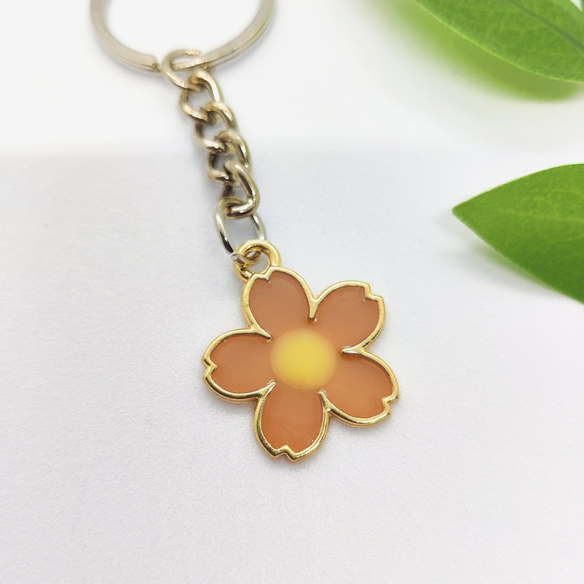 Flower Charm Keychain