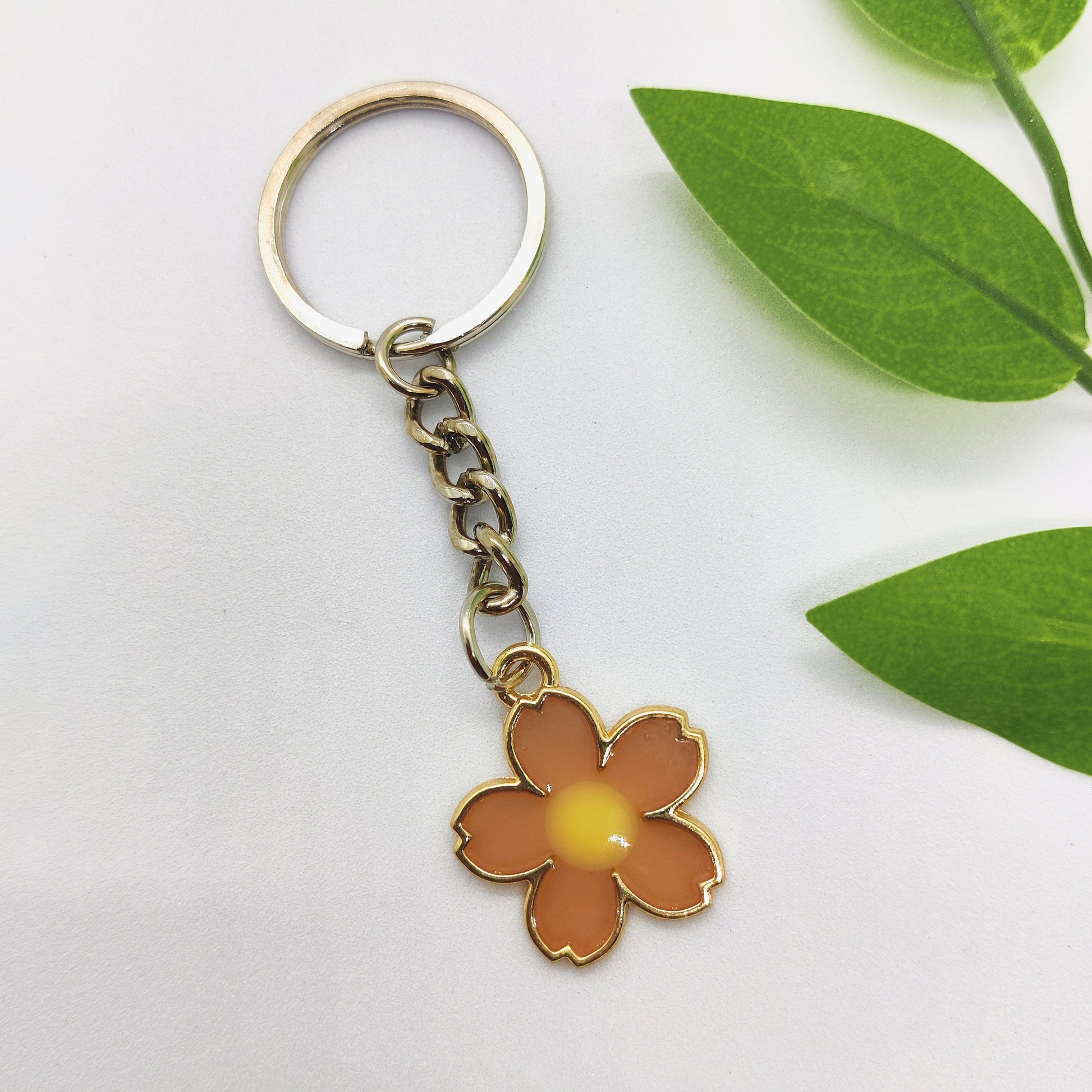 Flower Charm Keychain