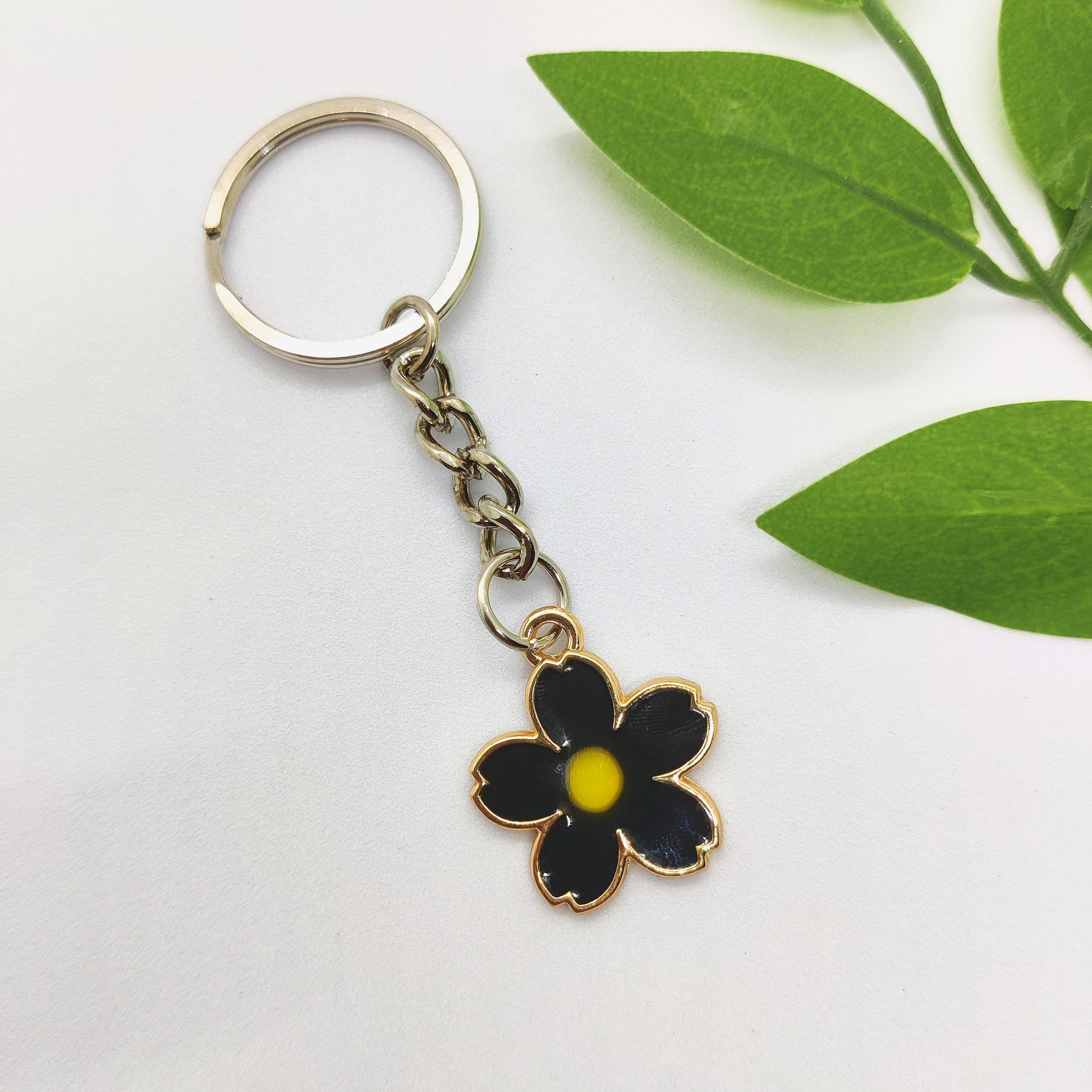 Flower Charm Keychain