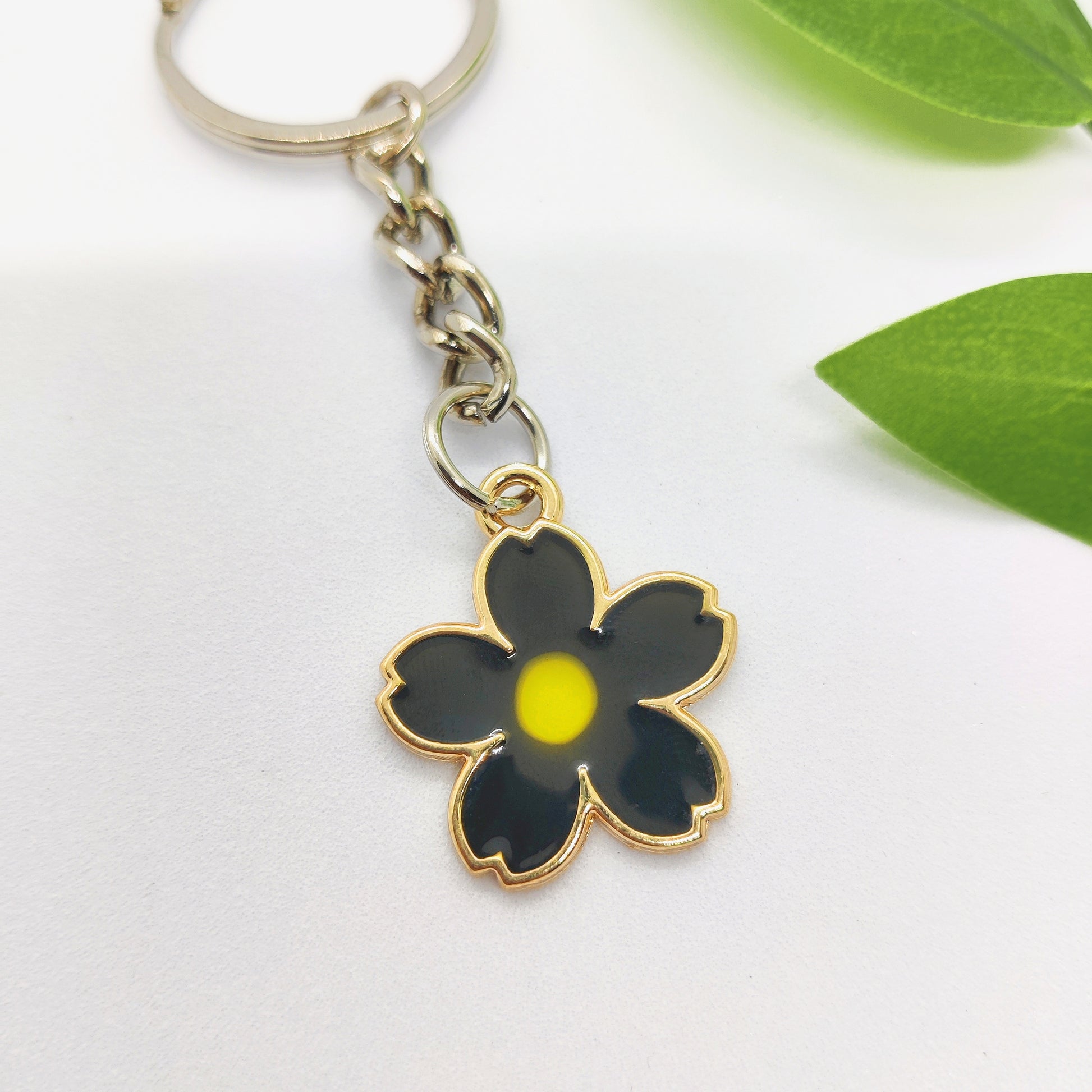 Flower Charm Keychain