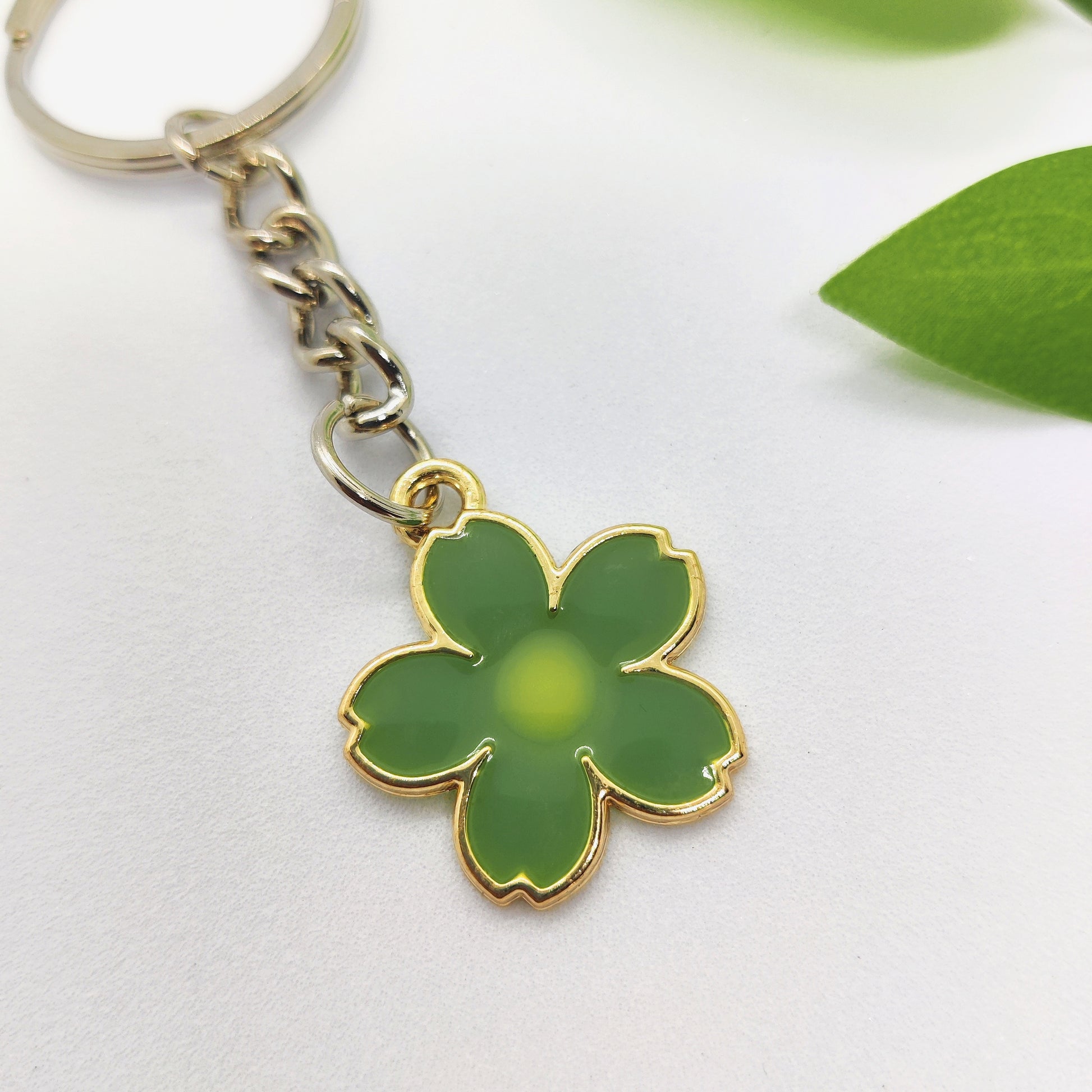 Flower Charm Keychain