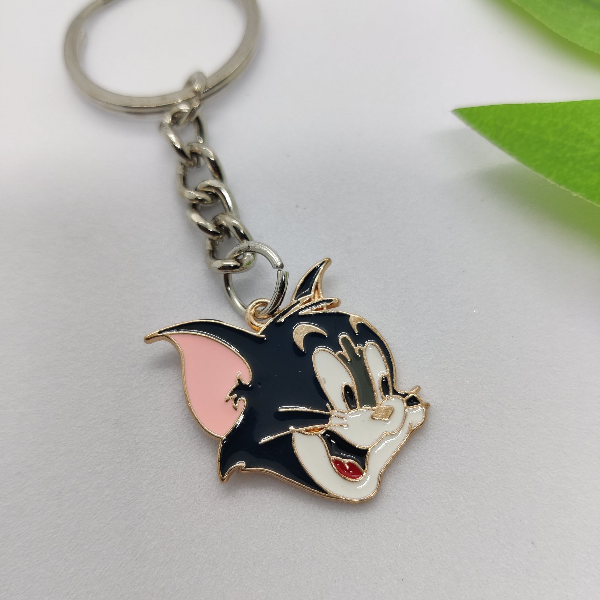 Tom & Jerry Charm Keychain