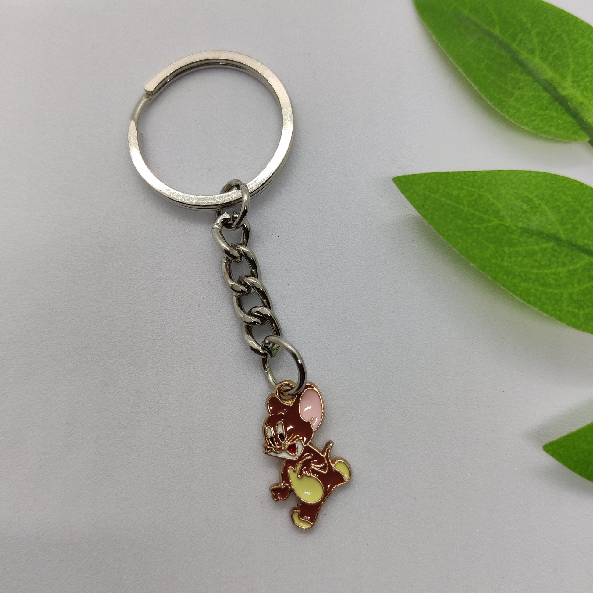 Tom & Jerry Charm Keychain