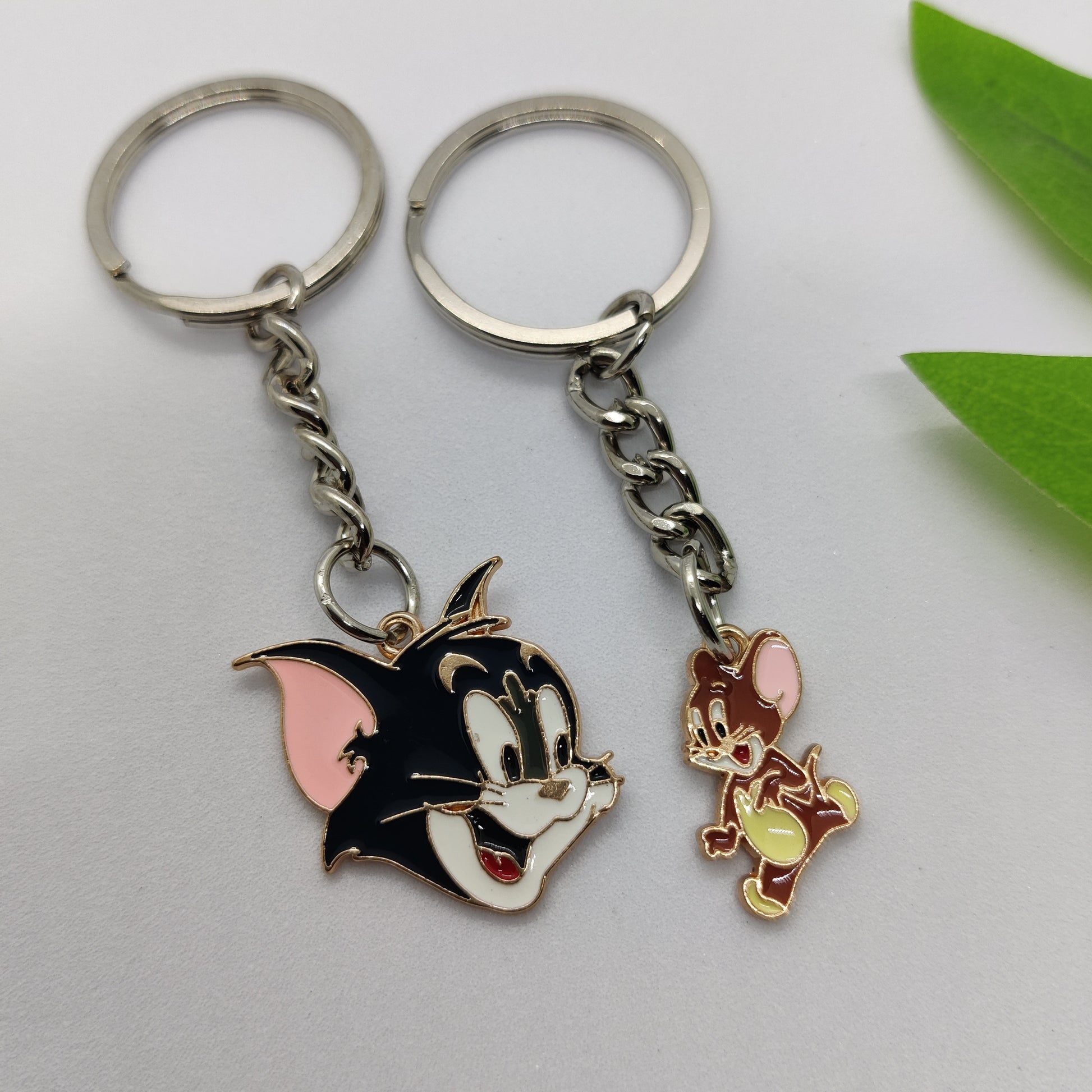Tom & Jerry Charm Keychain