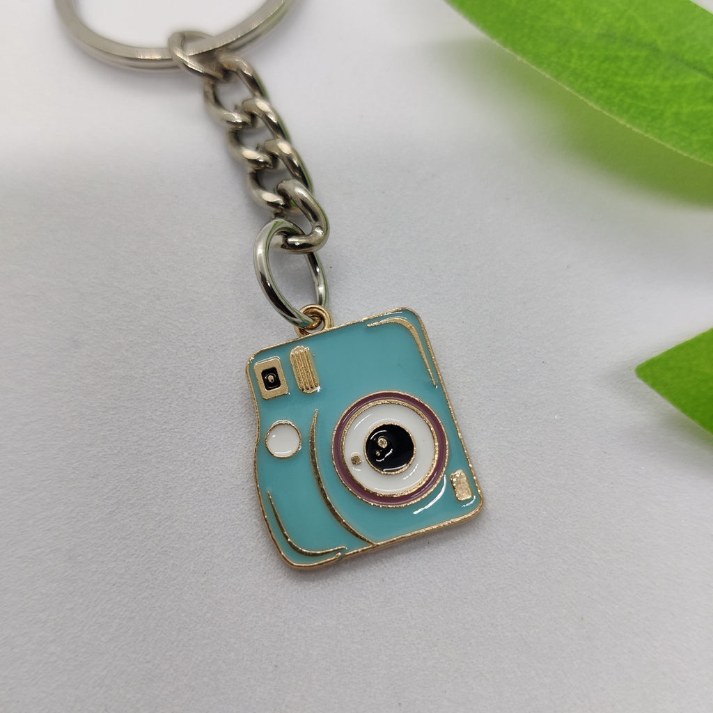 Polaroid Camera Charm Keychain