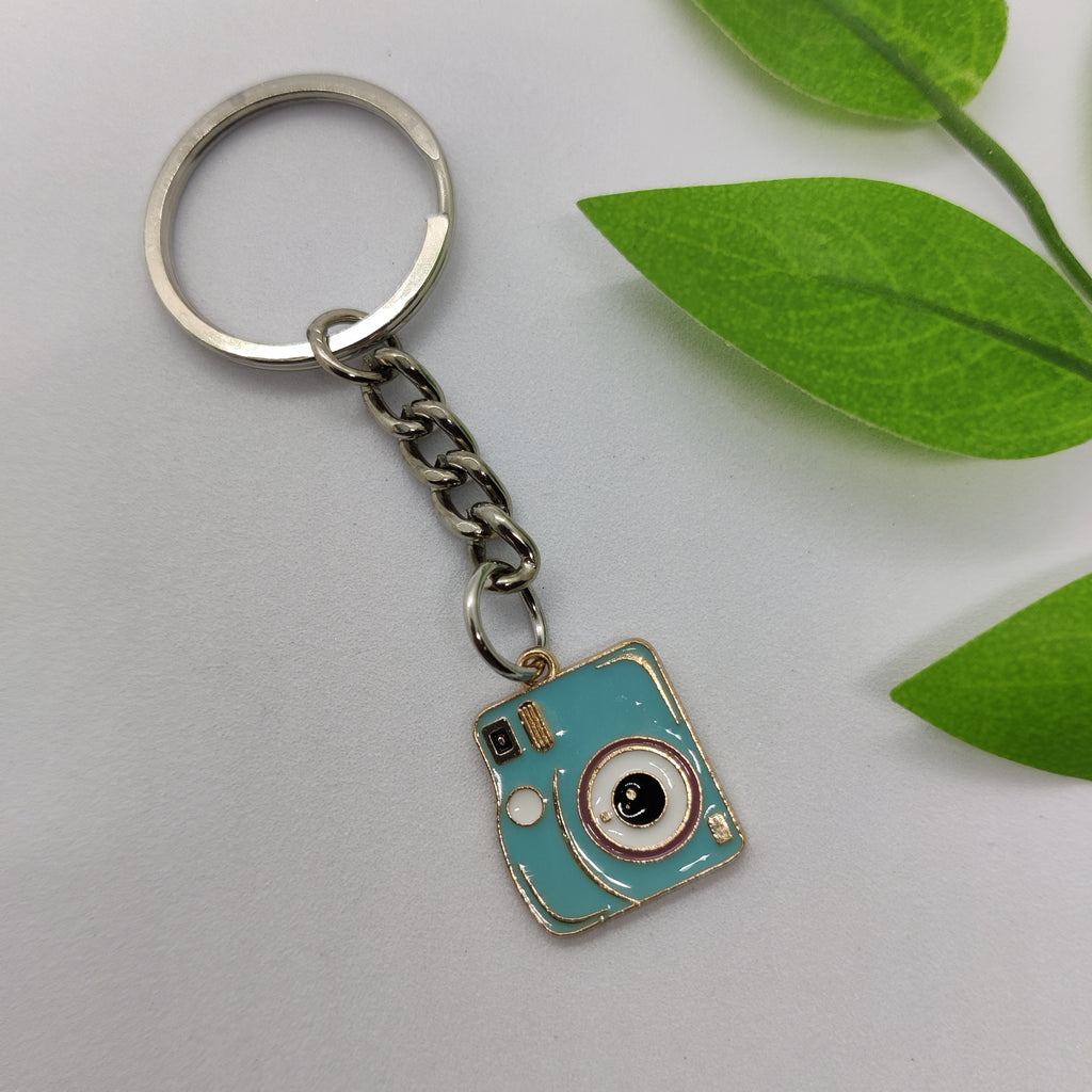 Polaroid Camera Charm Keychain