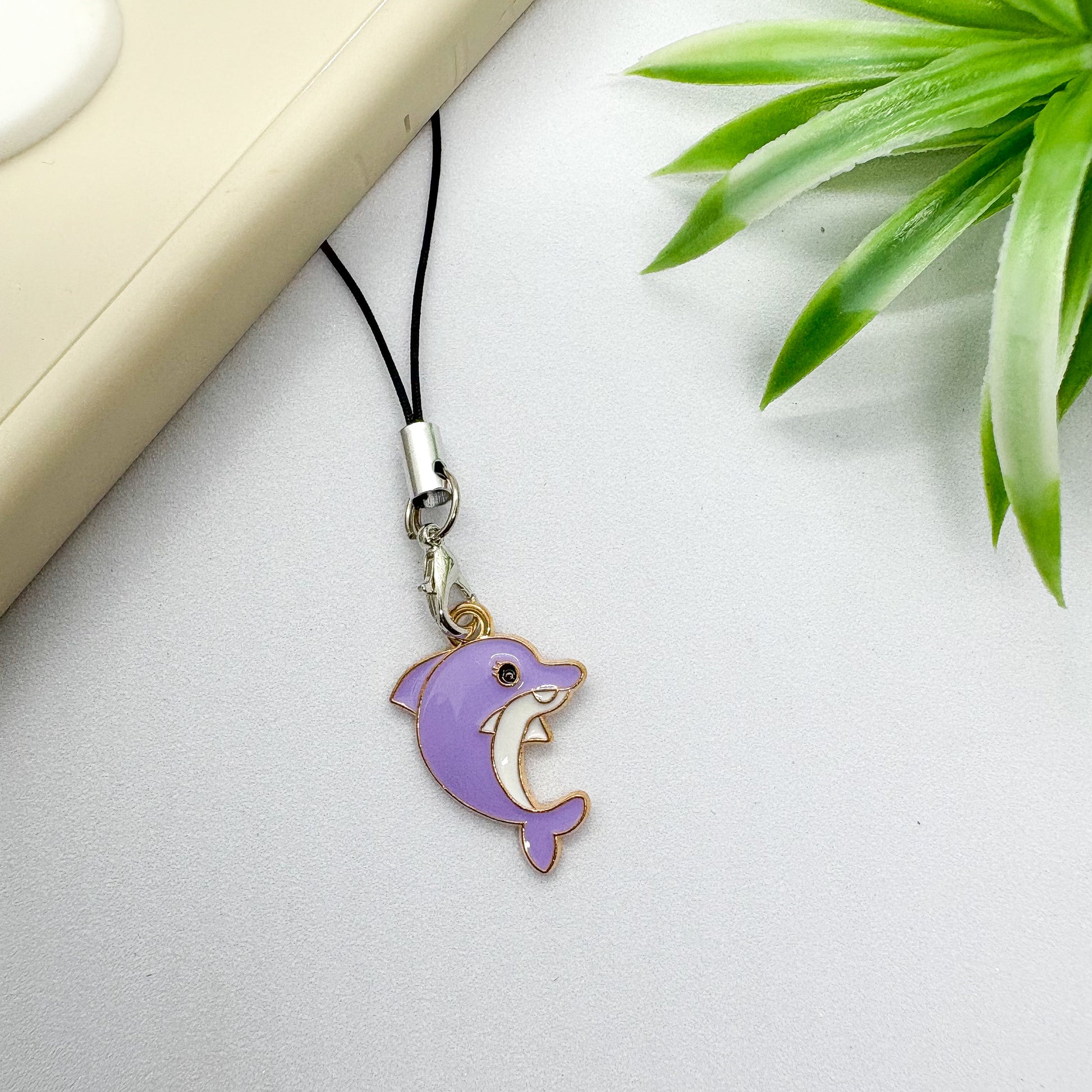 Dolphin Mini Phone Charm