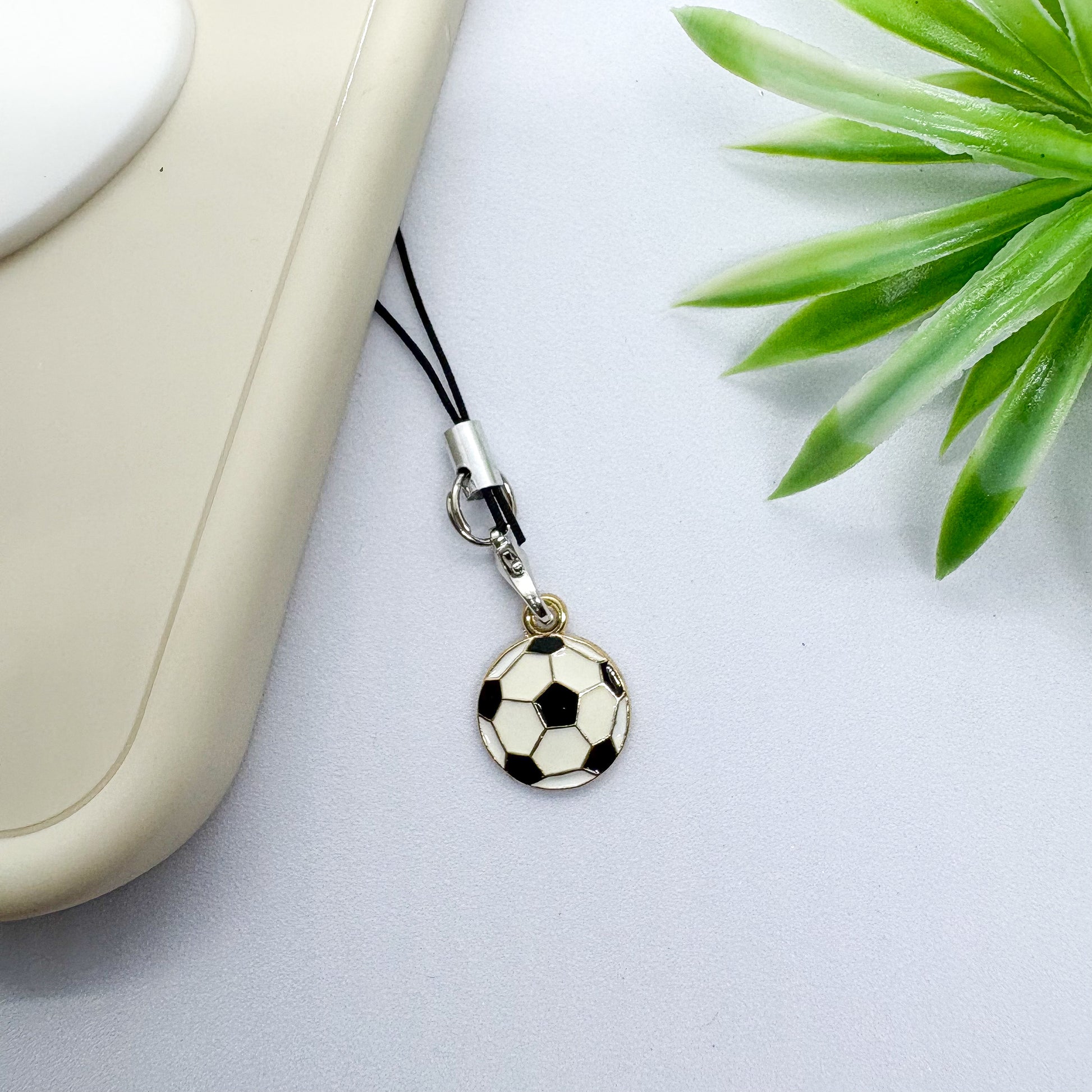 Football Mini Phone Charm