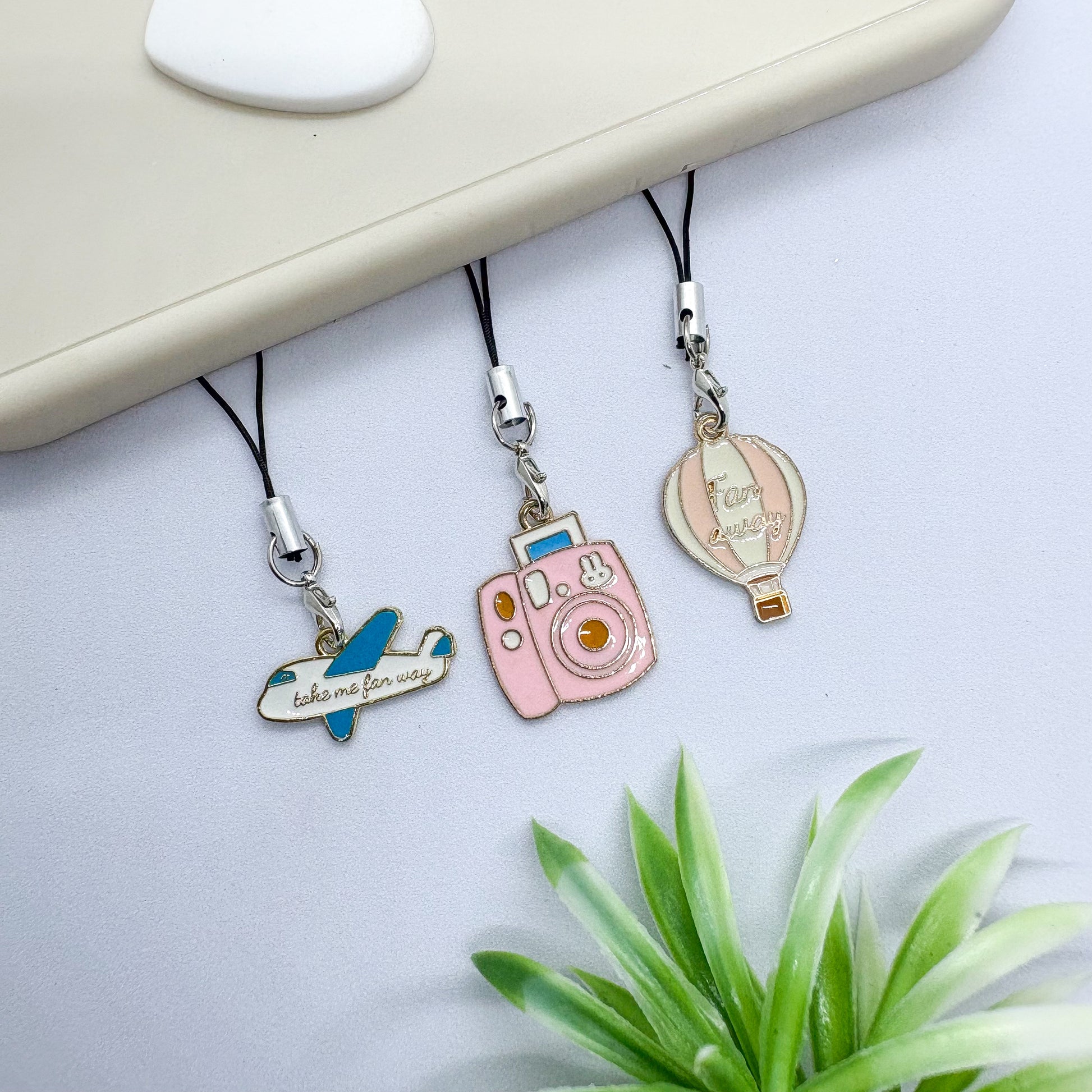 Wanderlust Travel Mini Phone Charms