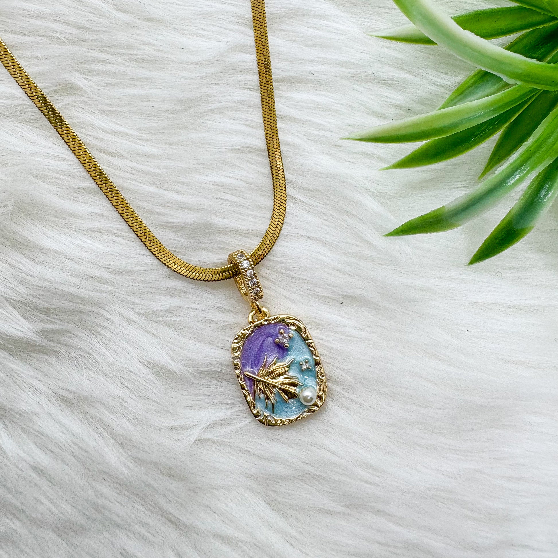 Ocean Twilight Pendant Necklace