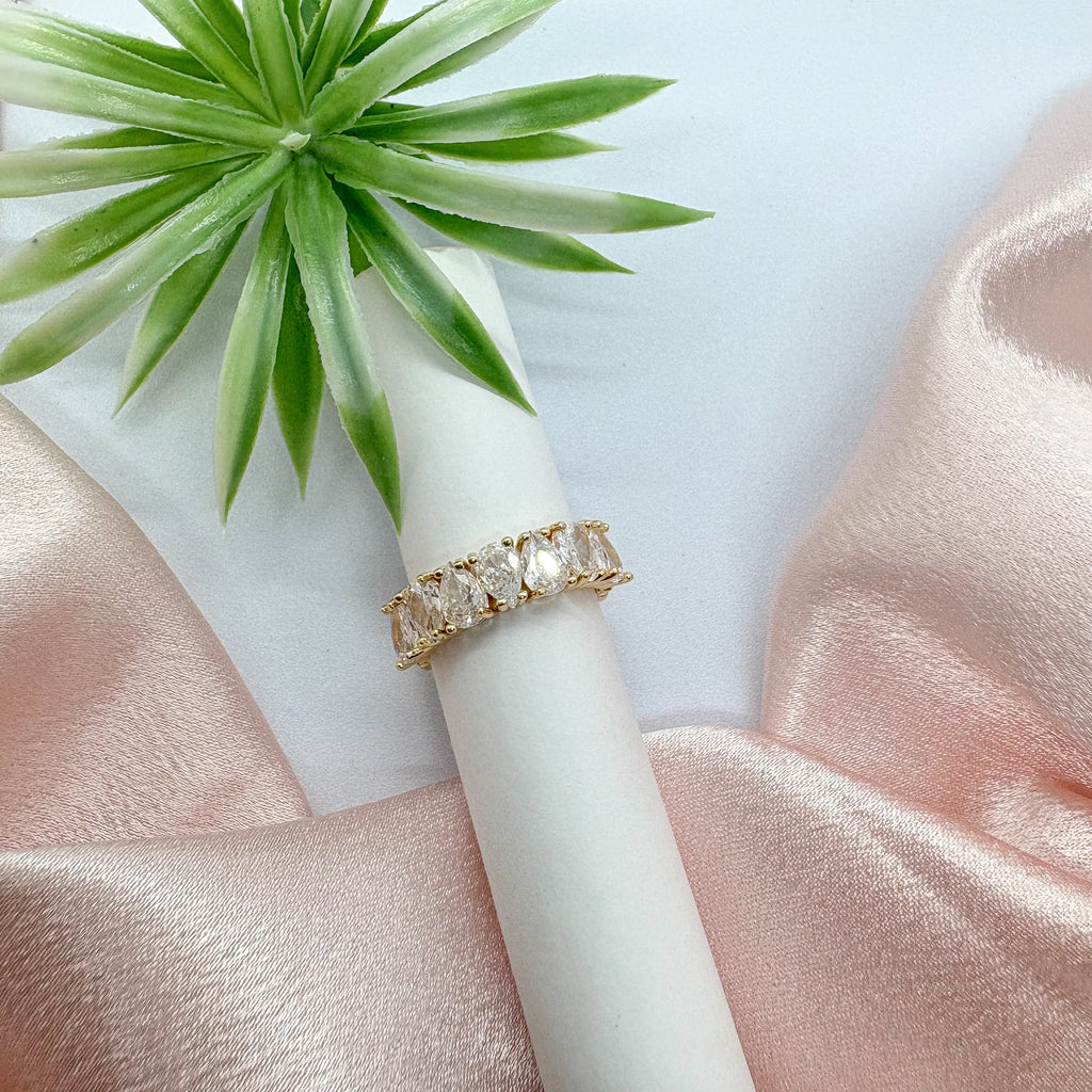 Raindrop Glow Band Ring (Adjustable)