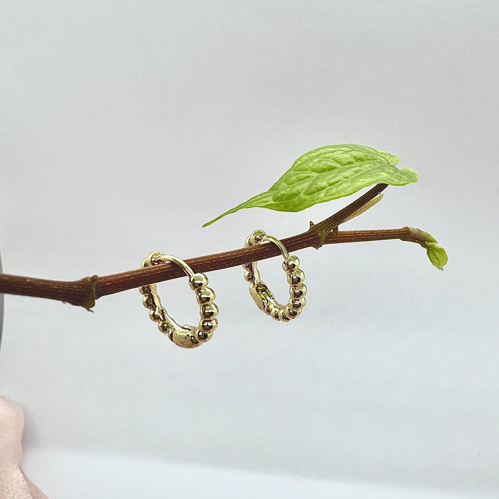 Bubble Mini Hoop Earrings