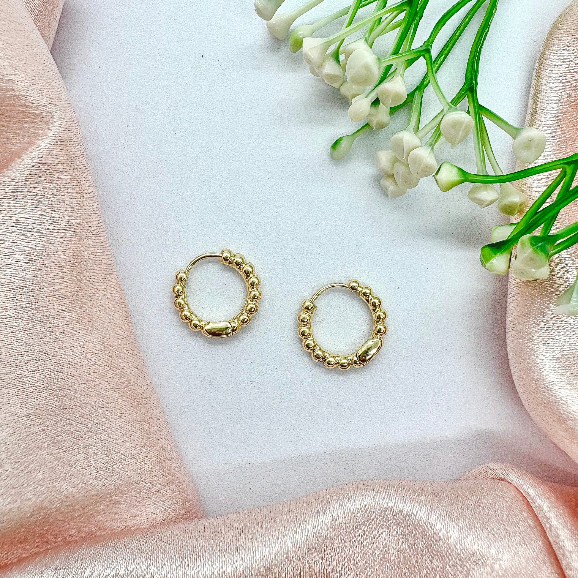 Bubble Mini Hoop Earrings