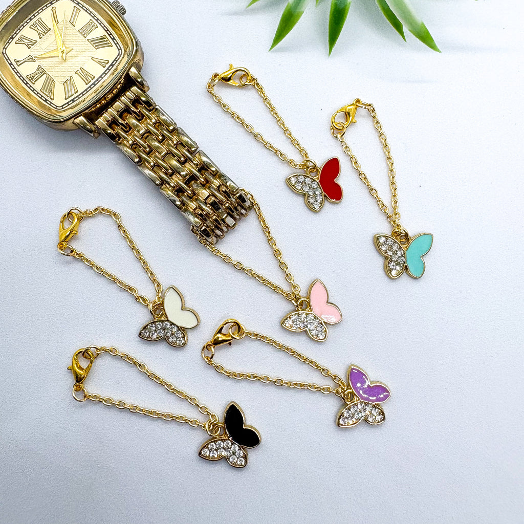 Sparkle Wings Butterfly Watch Charm