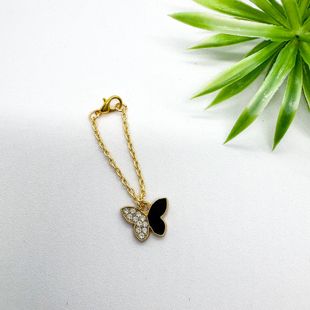 Sparkle Wings Butterfly Watch Charm