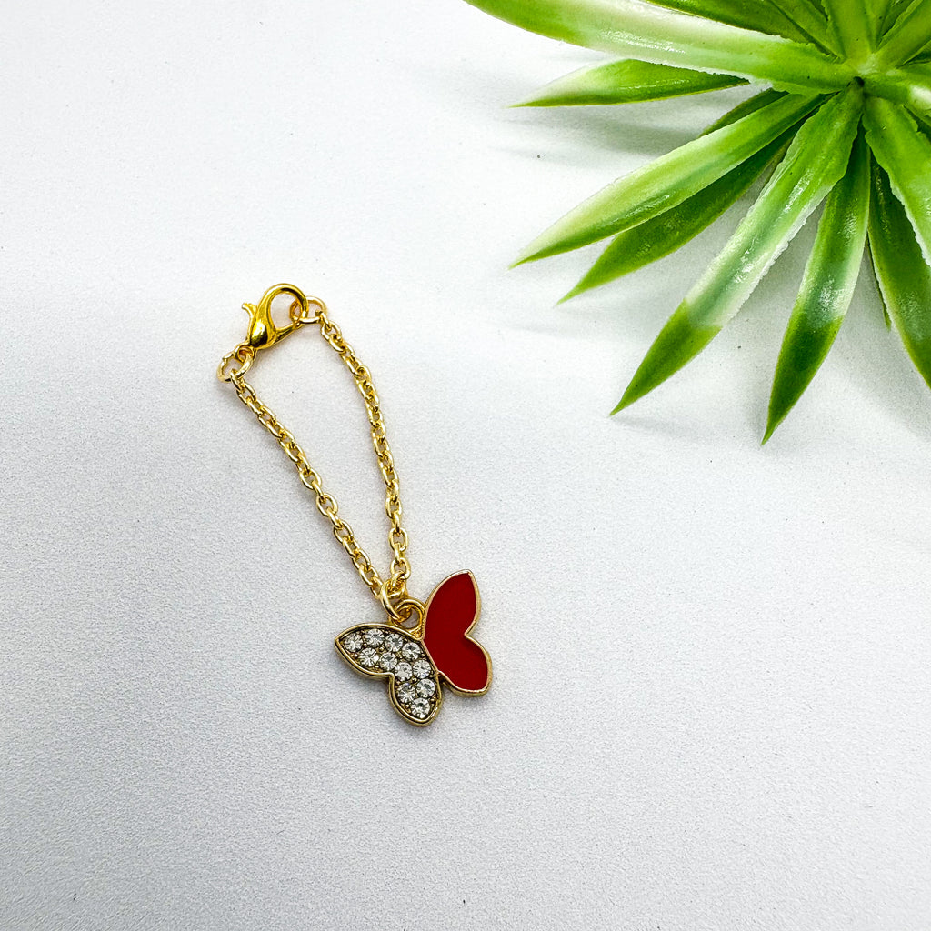 Sparkle Wings Butterfly Watch Charm