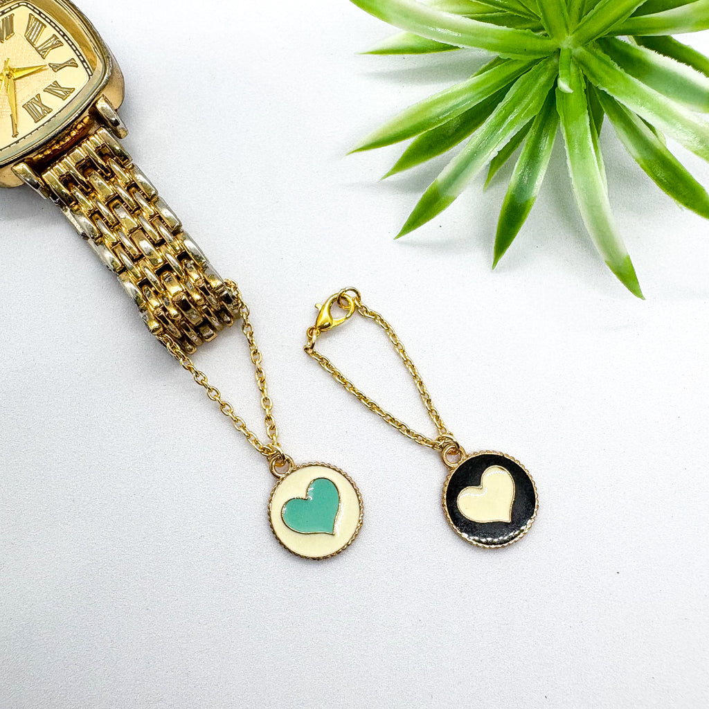 Heart in Circle Watch Charm