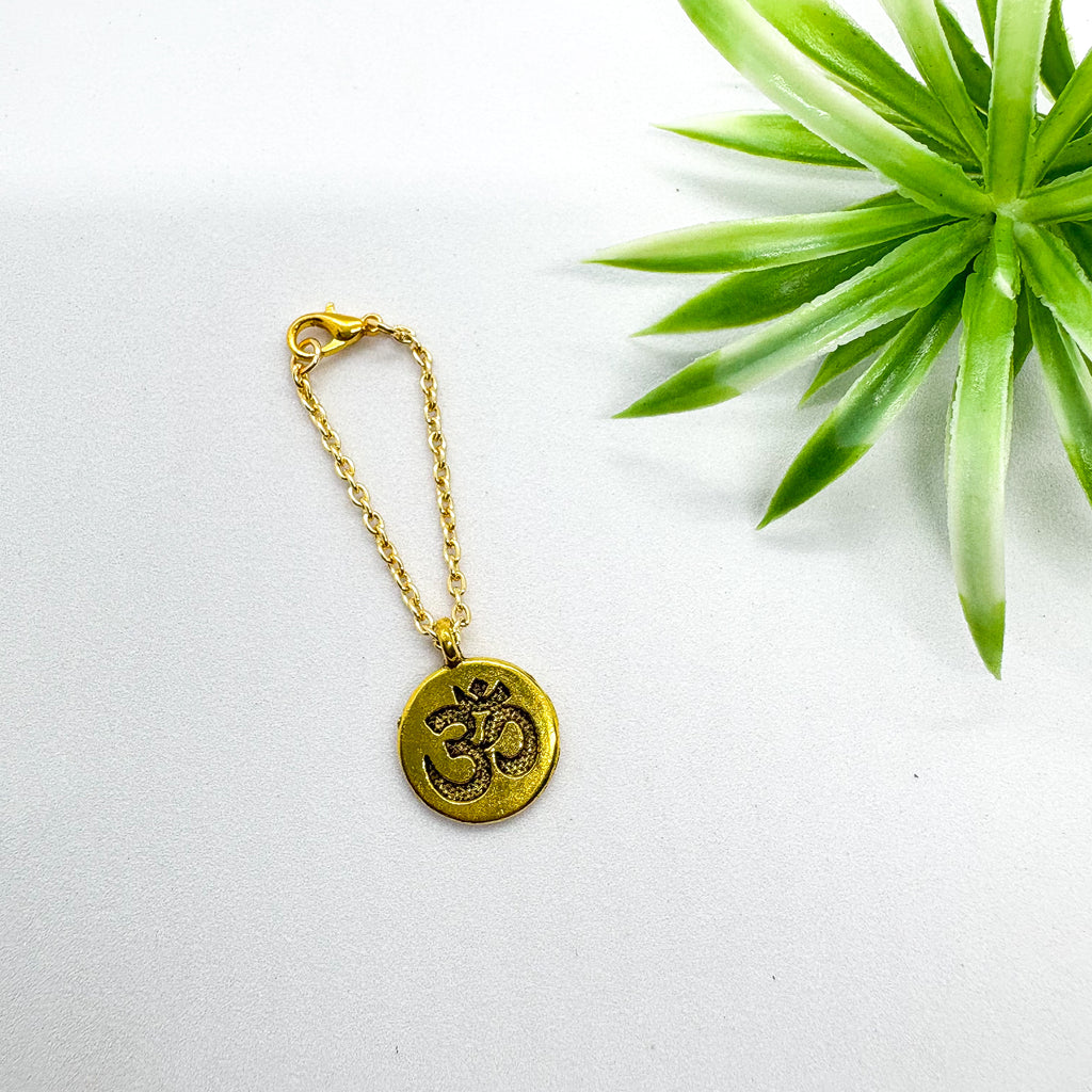 Om Golden Watch Charm