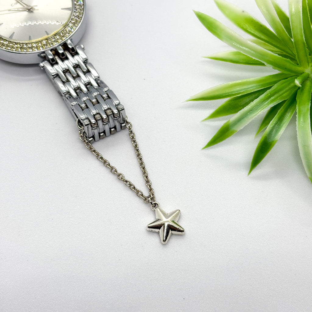 Star Silver Watch Charm