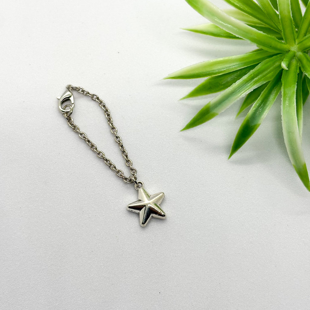 Star Silver Watch Charm
