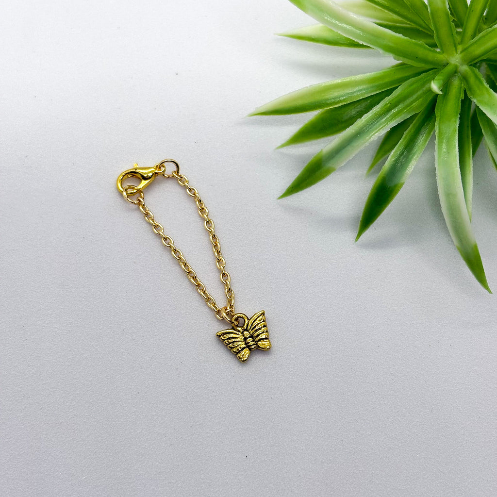 Butterfly Golden Watch Charm