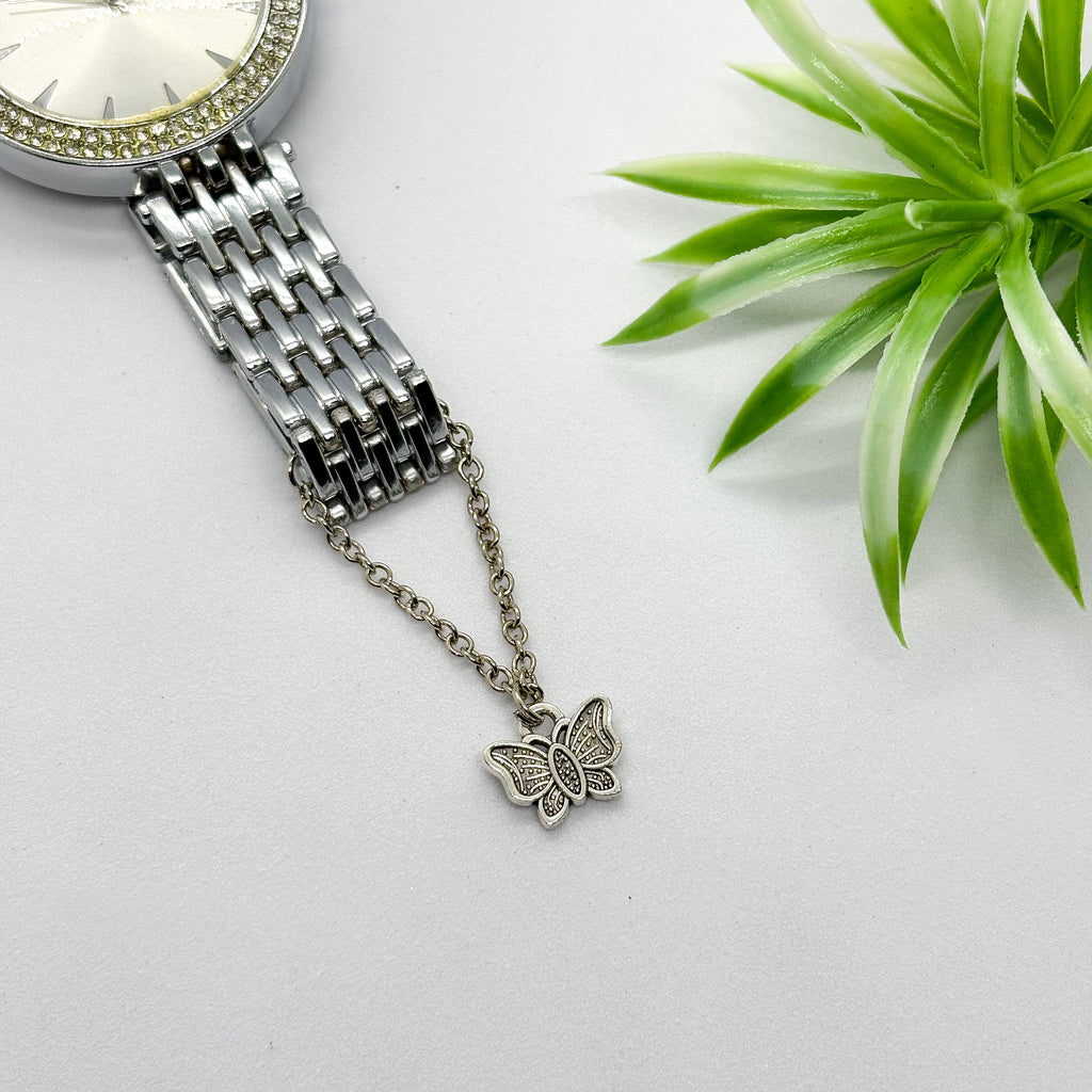 Butterfly Silver Watch Charm