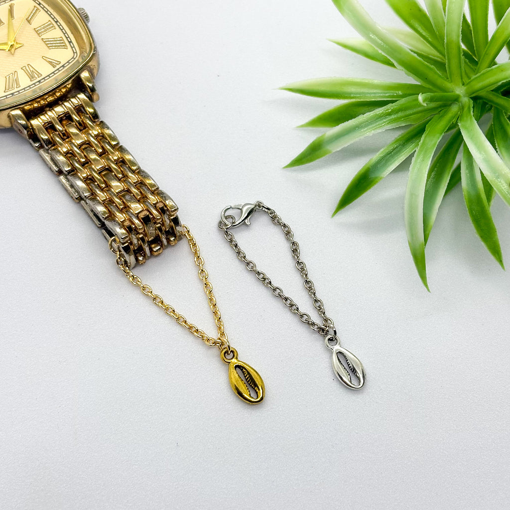 Cowrie Shell Watch Charm