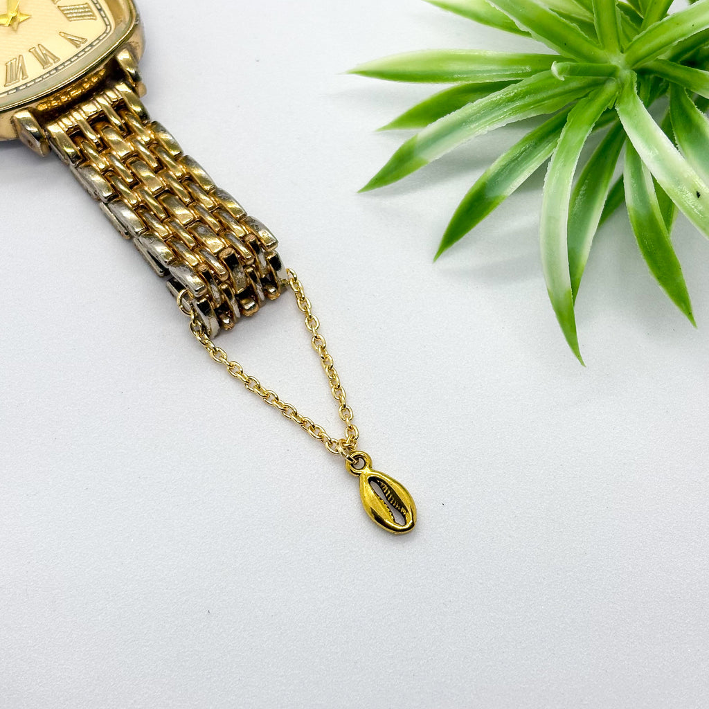 Cowrie Shell Watch Charm