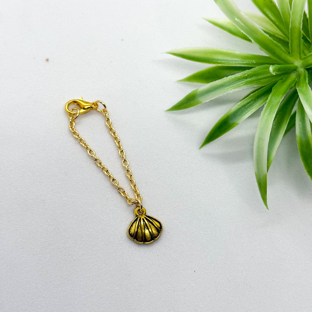 Shell of Gold Watch Charm