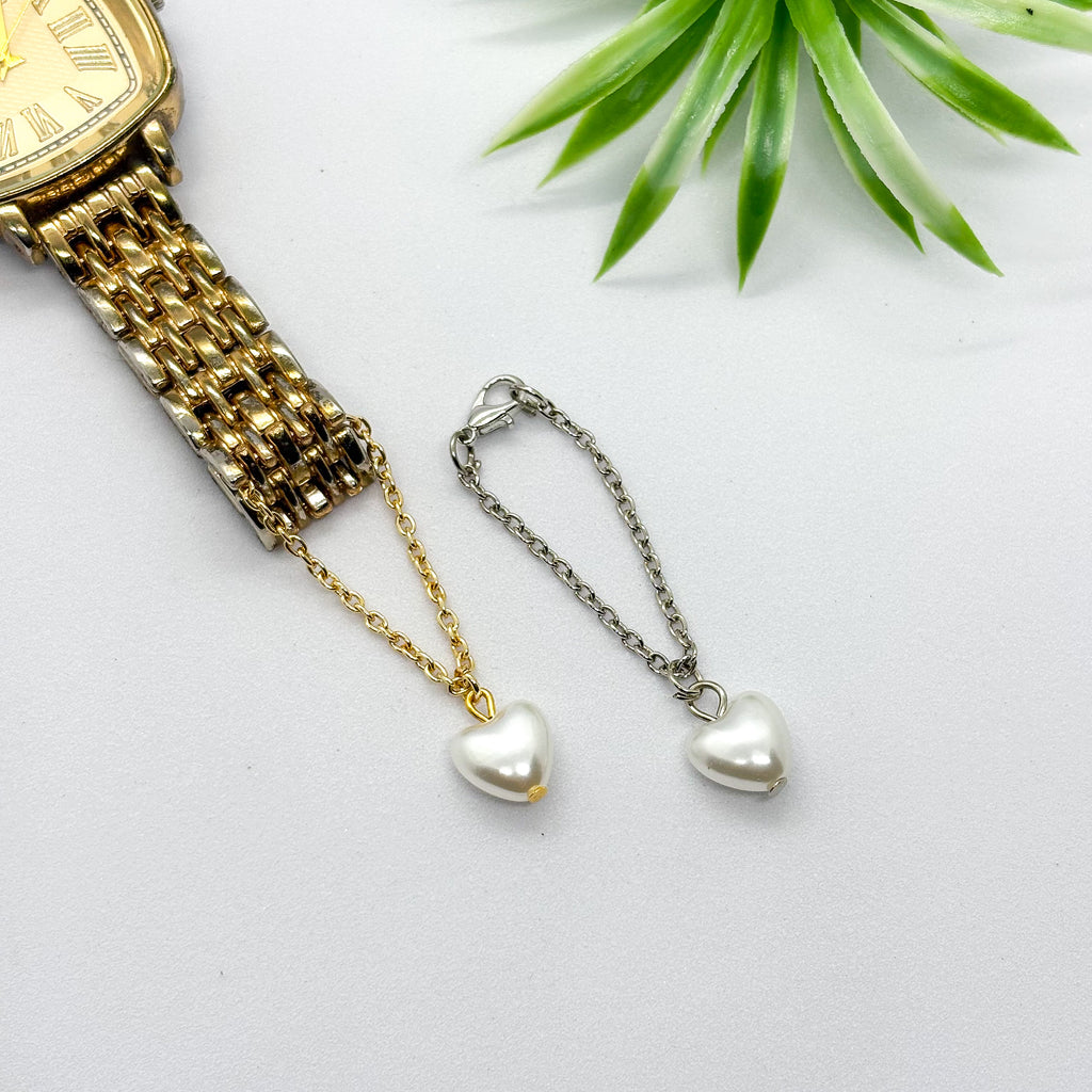 Heart Of Pearl Watch Charm