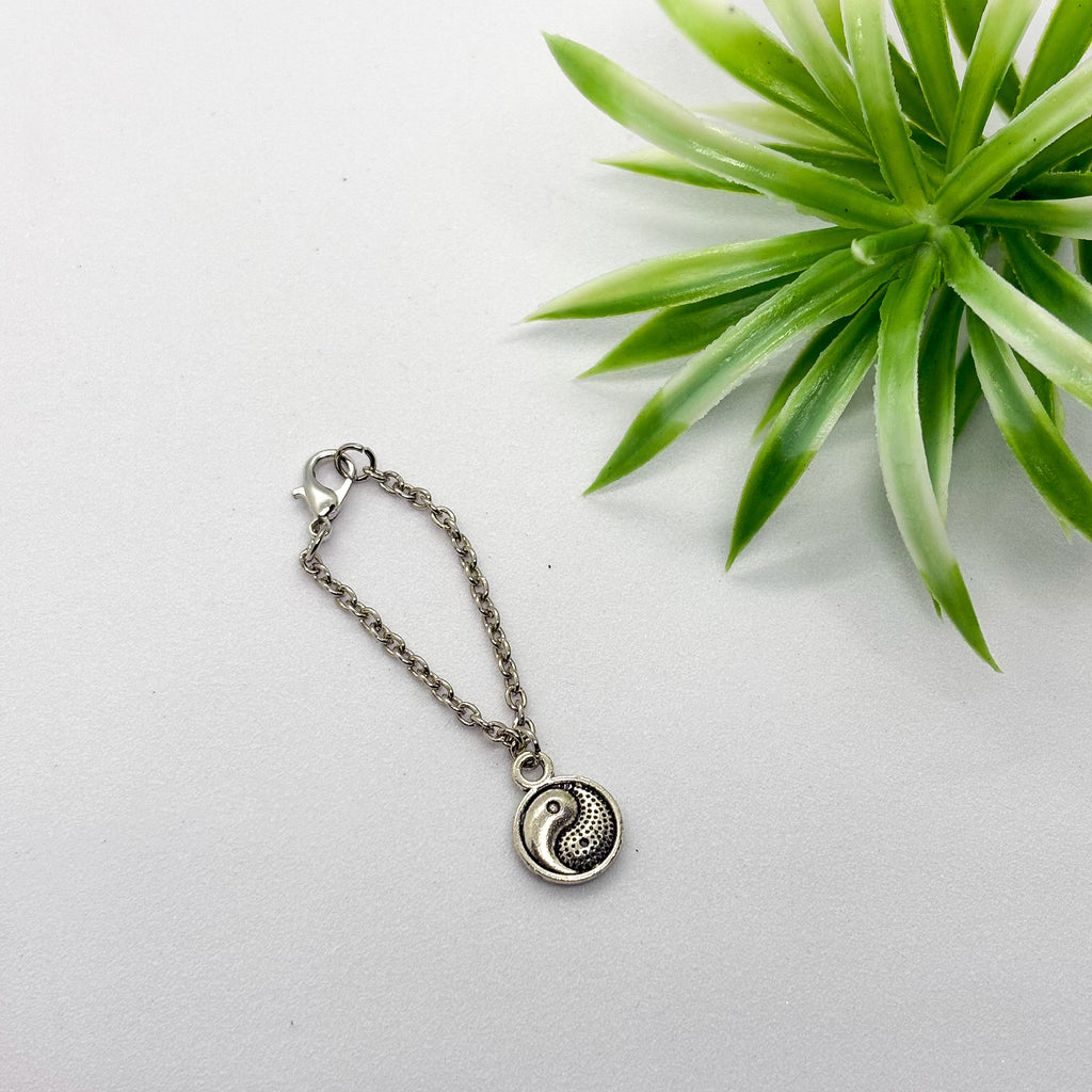 Yin Yang Silver Watch Charm