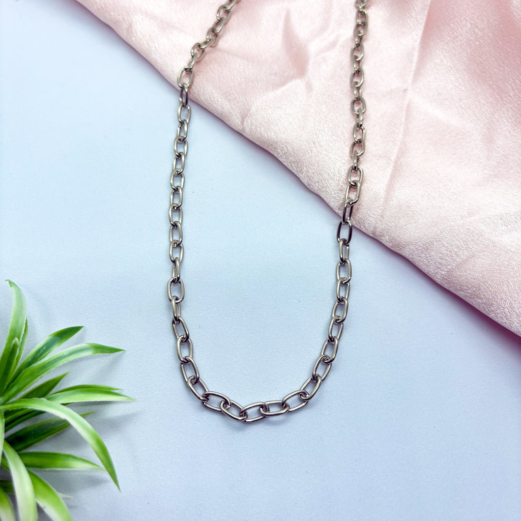 Everyday Silver Link Chain Necklace