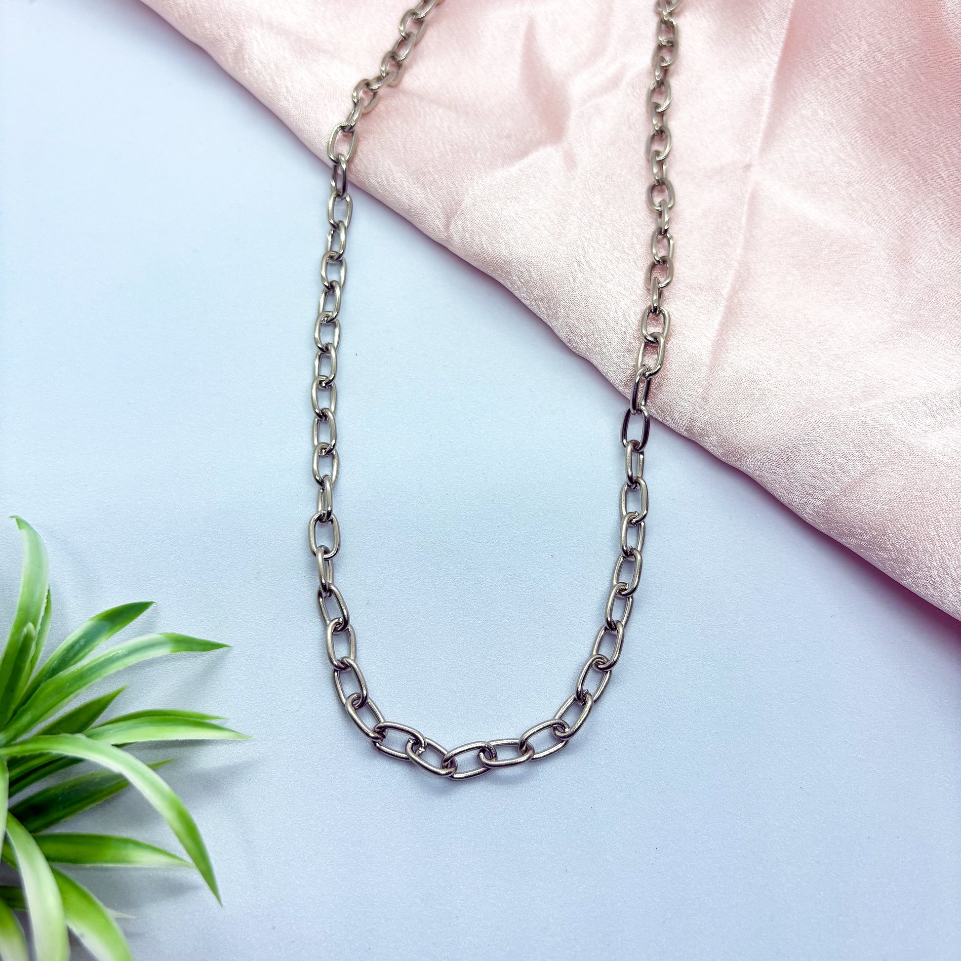 Everyday Silver Link Chain Necklace