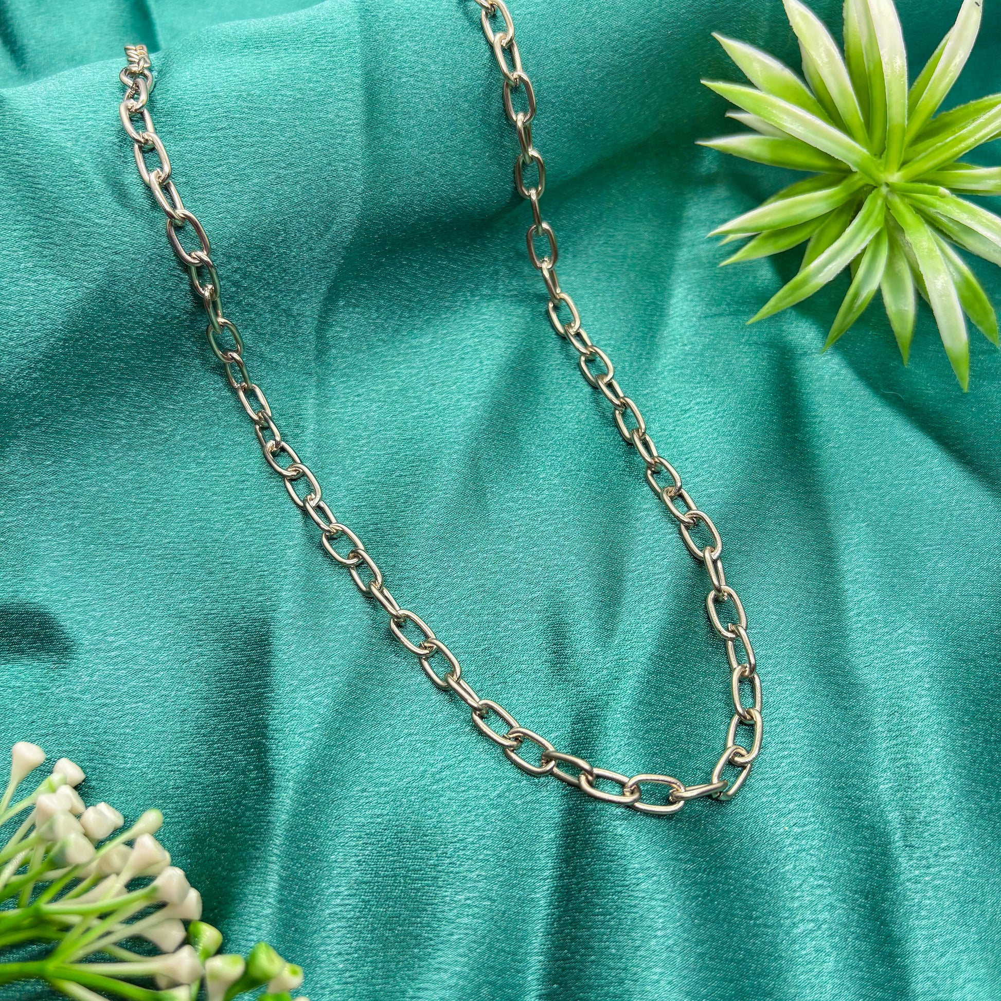 Everyday Silver Link Chain Necklace