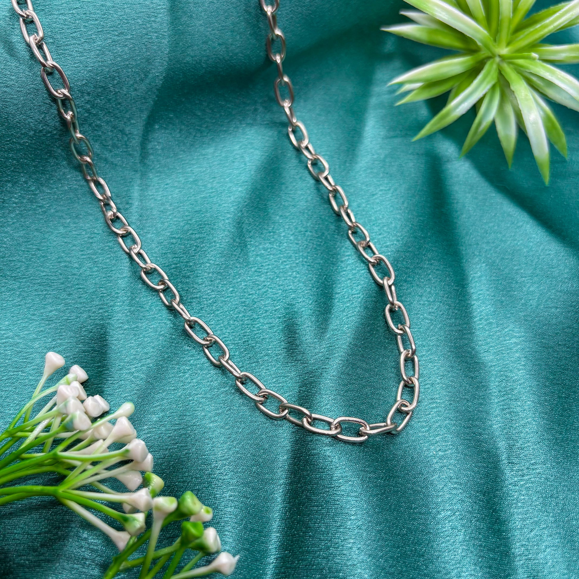 Everyday Silver Link Chain Necklace