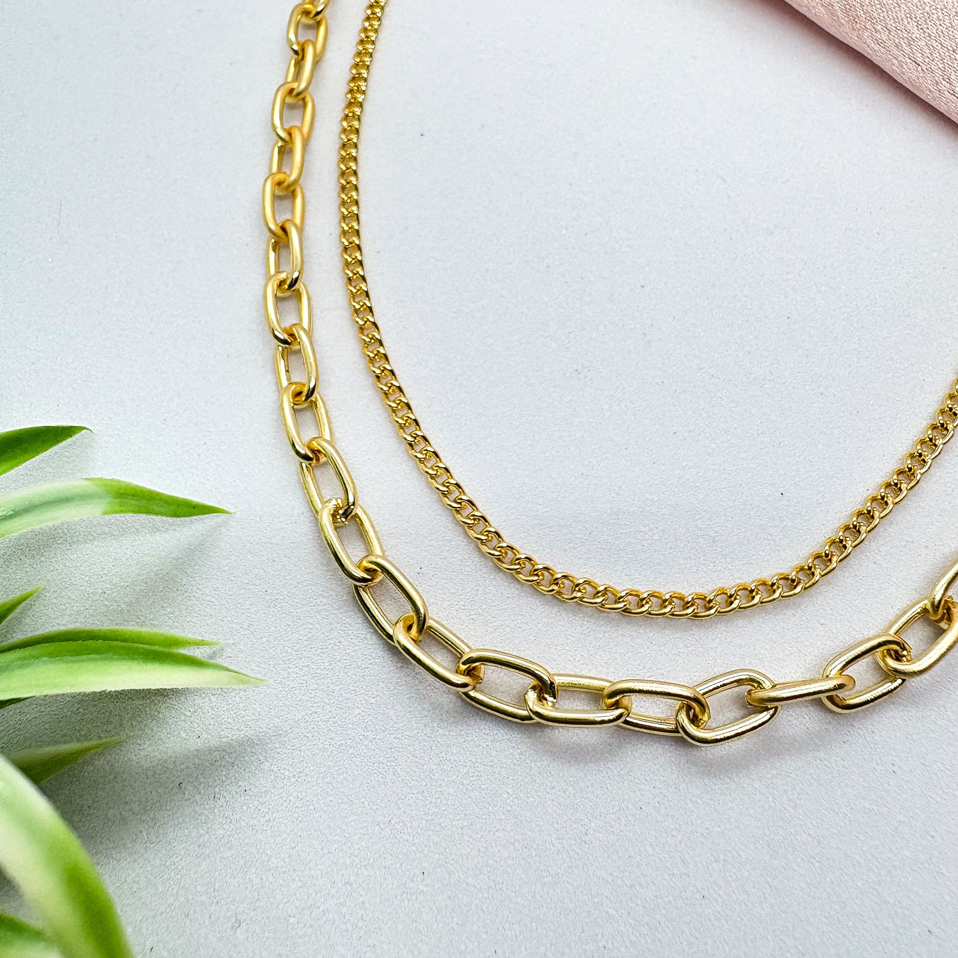 Golden Duo Layered Necklace