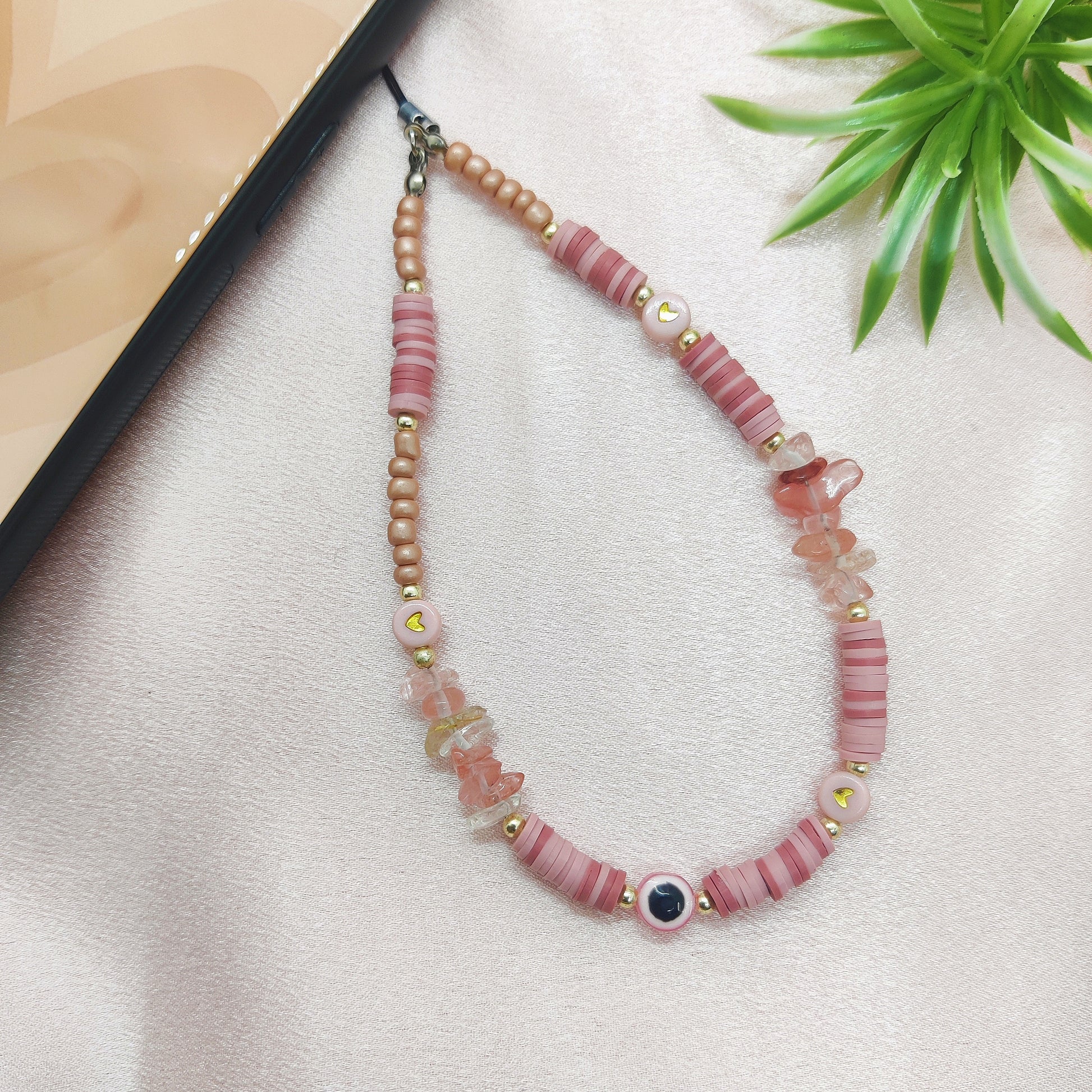 Blush Bliss Fimo Phone Charm