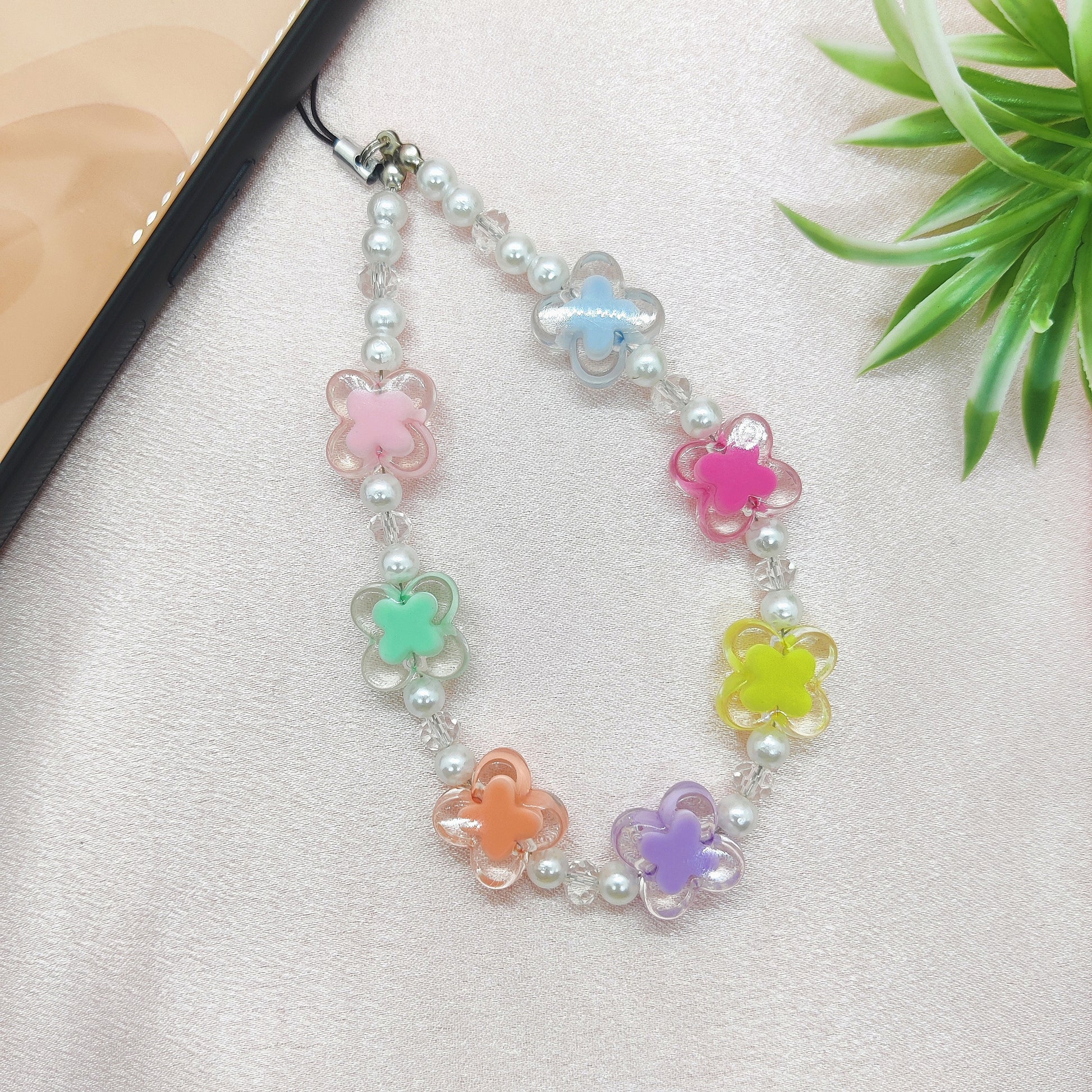 Crystal Pop Butterfly Phone Charm