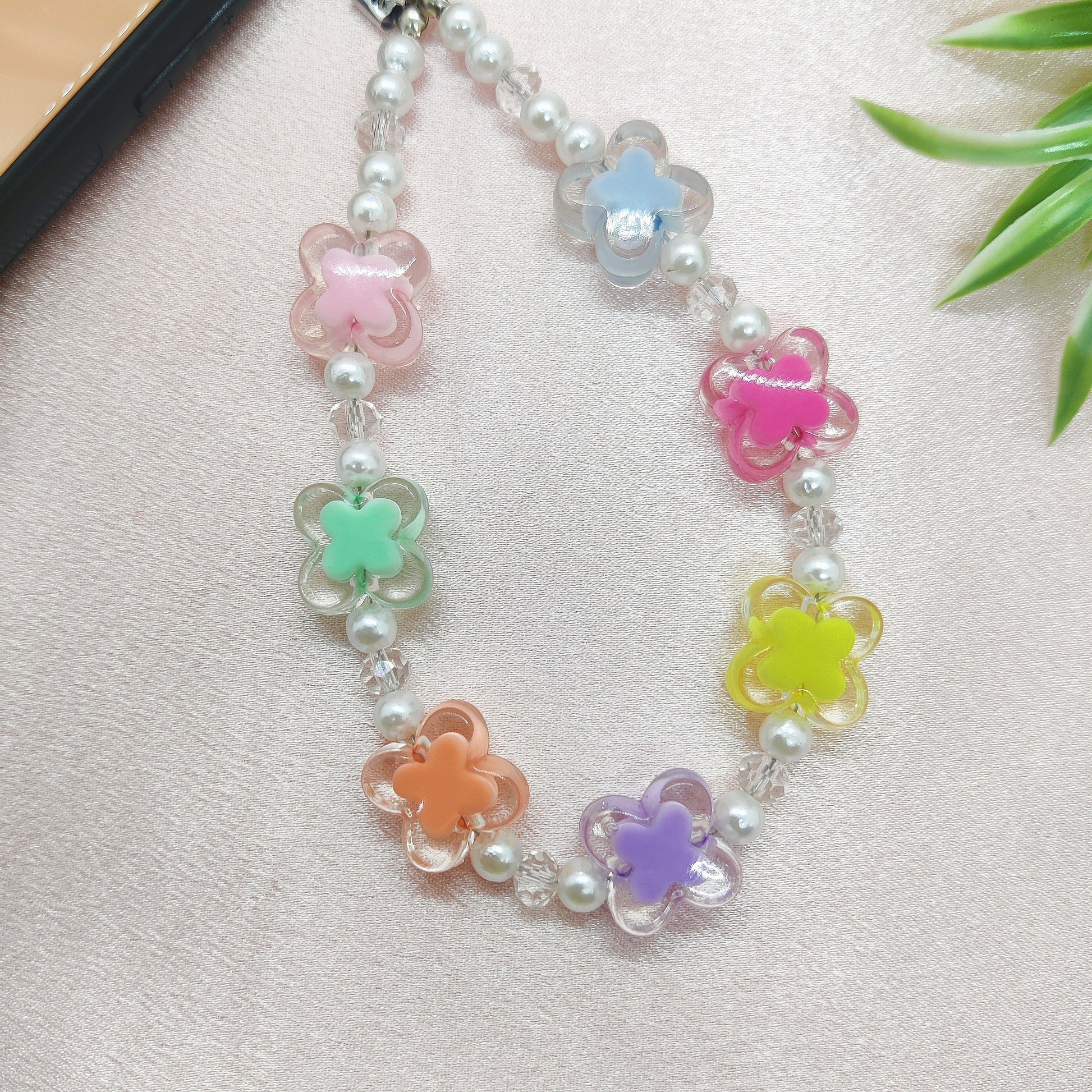 Crystal Pop Butterfly Phone Charm