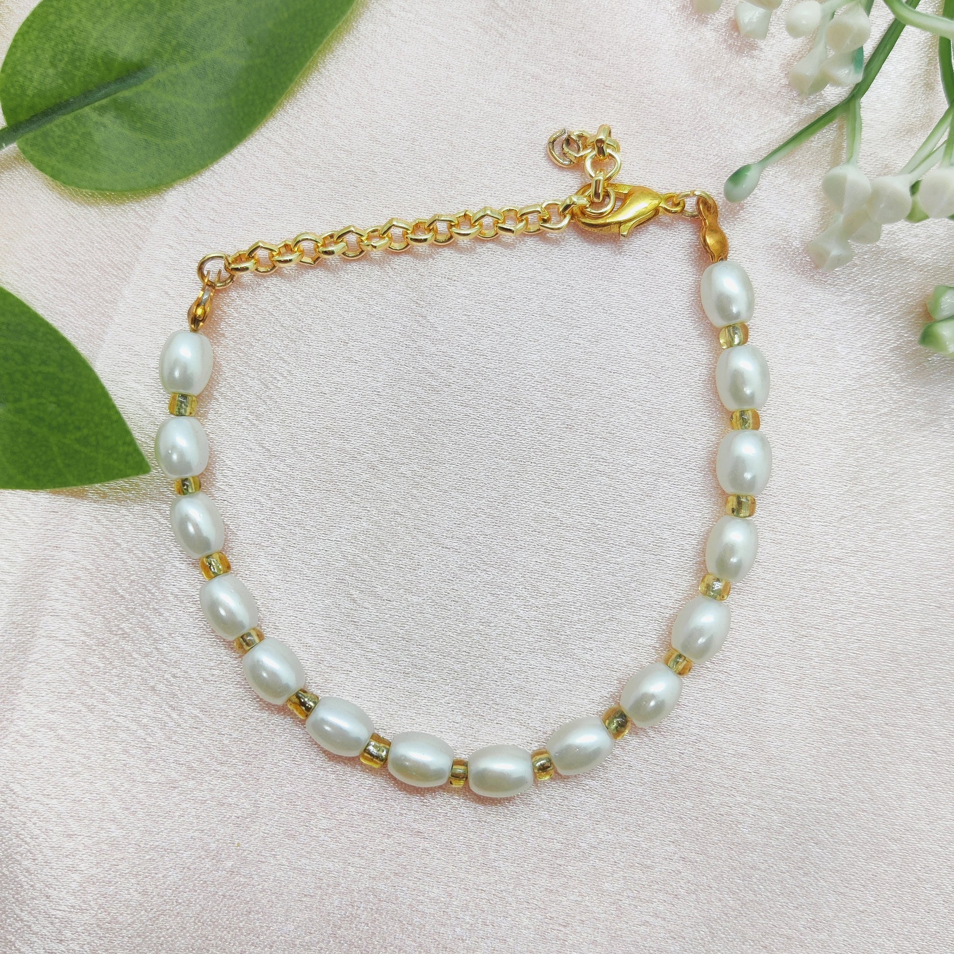 Rice Pearls Bracelet