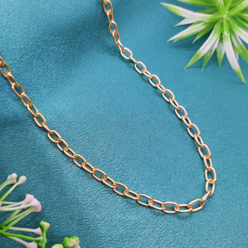 Everyday Golden Link Chain Necklace