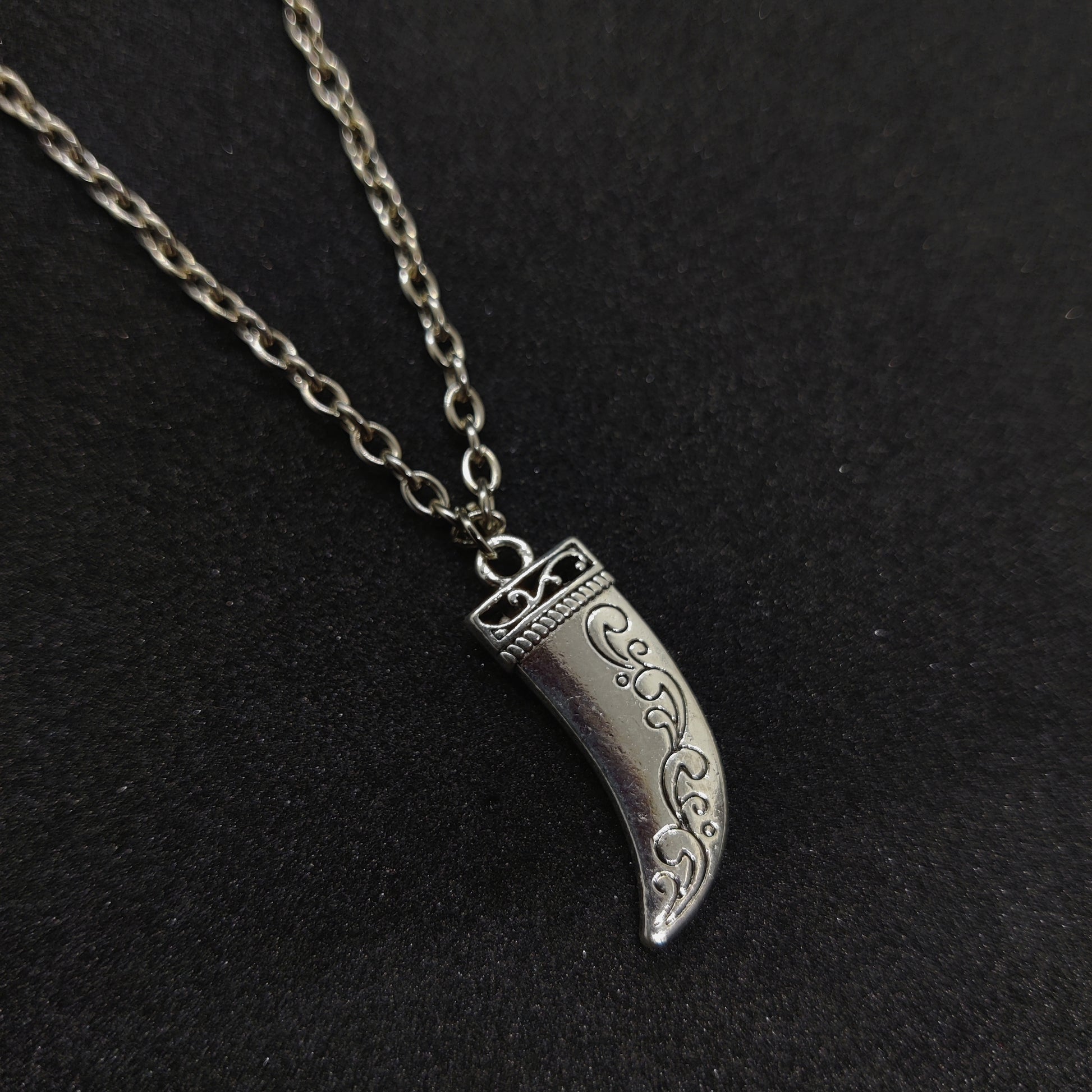 Silver Blade Necklace