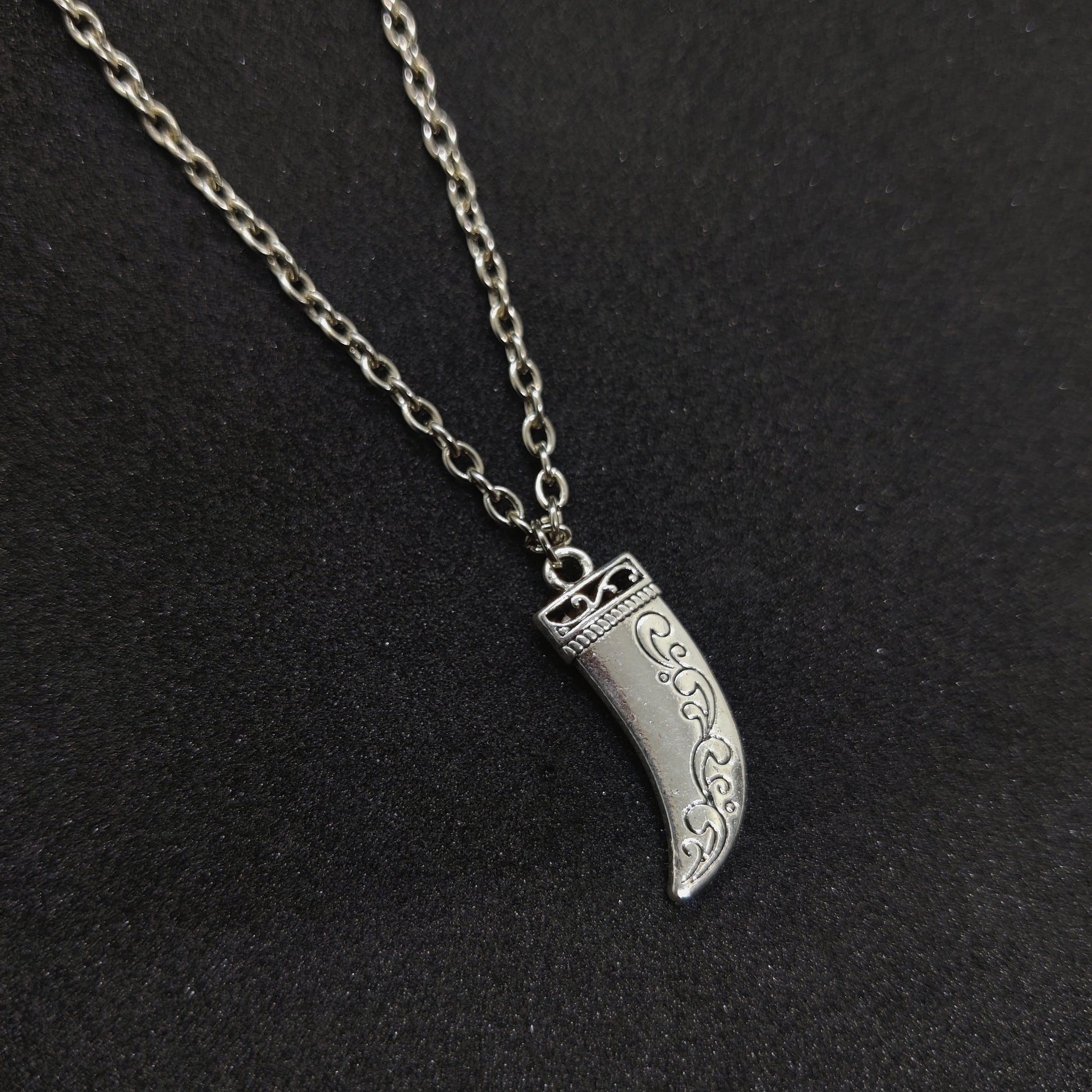 Silver Blade Necklace