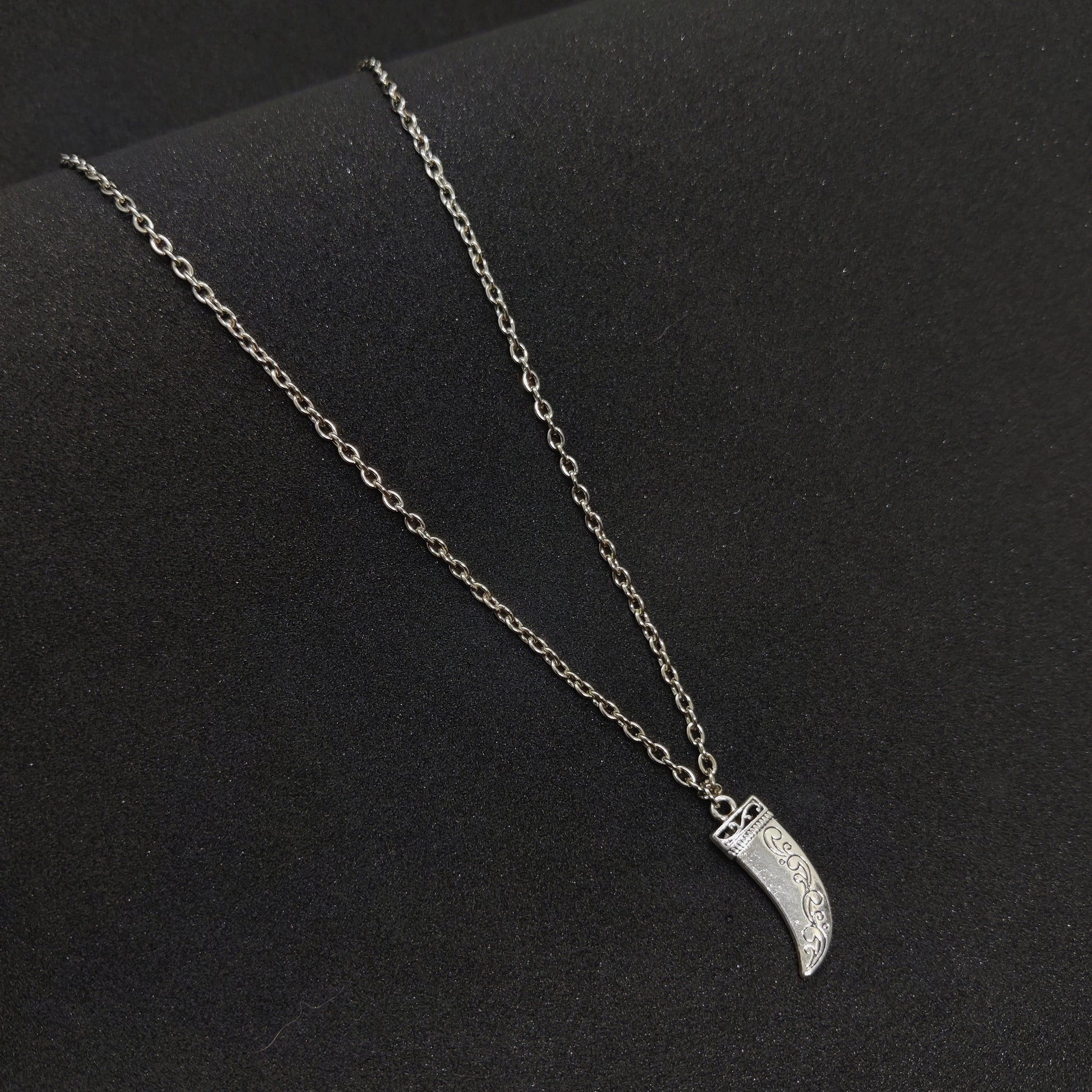 Silver Blade Necklace