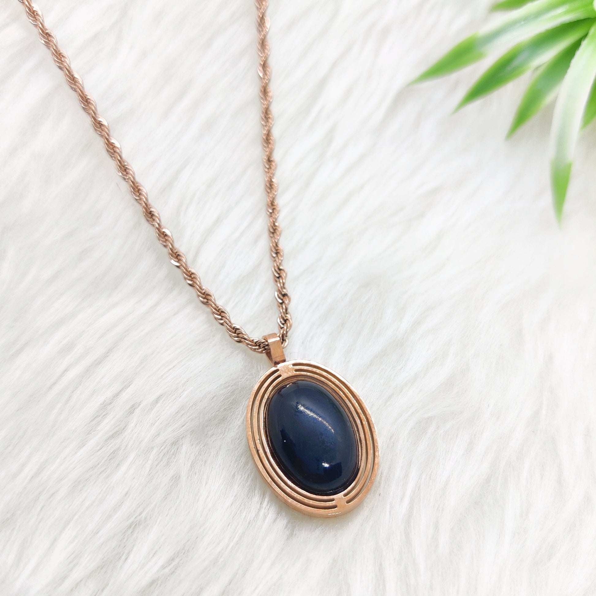 Eclipse Stone Necklace