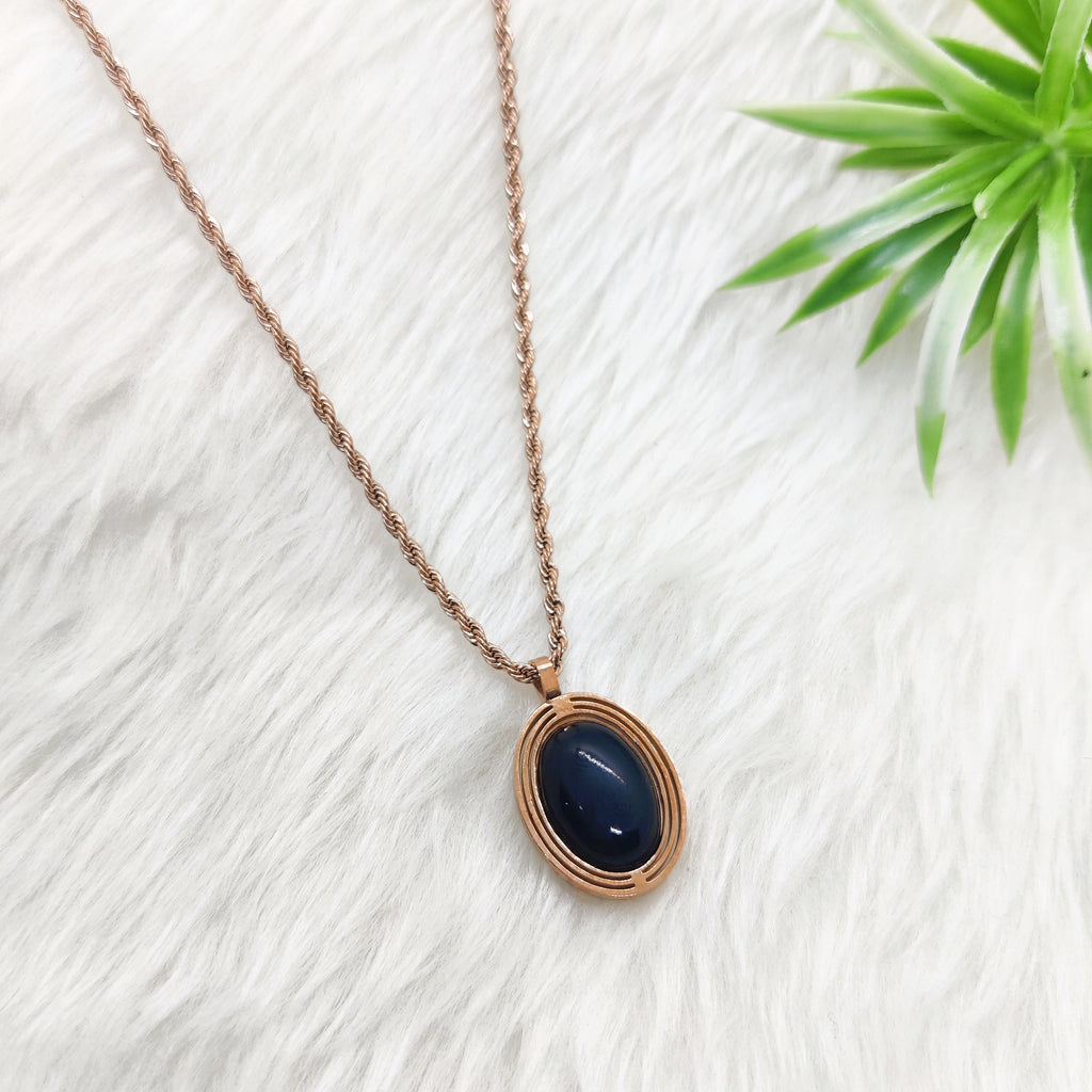 Eclipse Stone Necklace